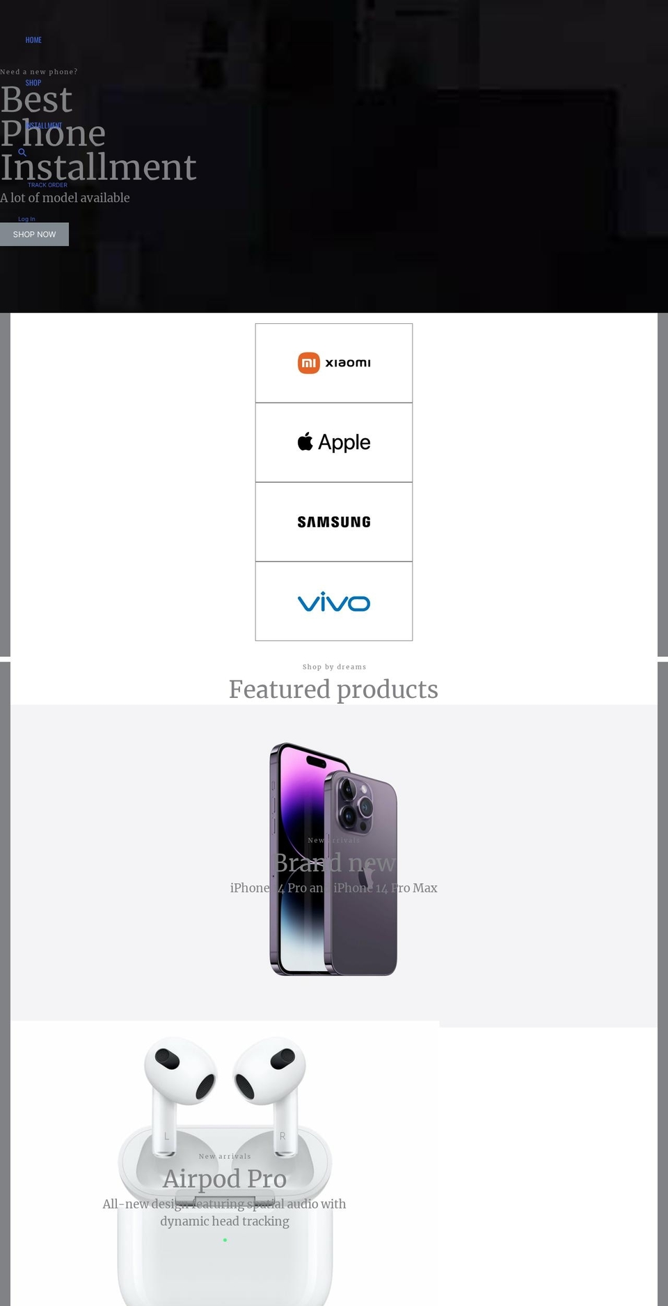 phonerampage.com — Shopify storefront screenshot
