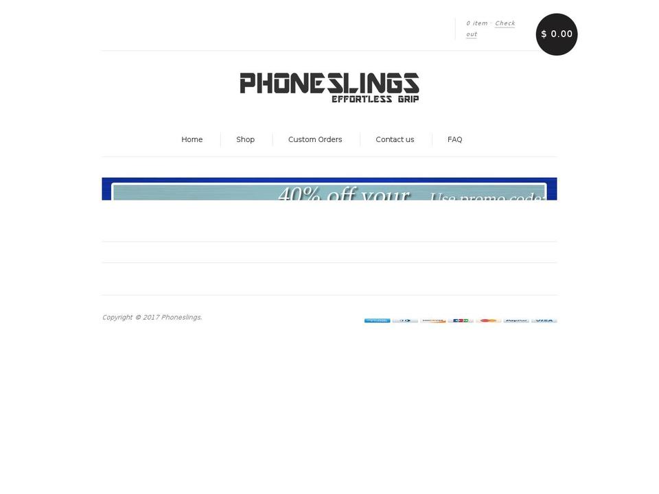 phoneslings.com shopify website screenshot