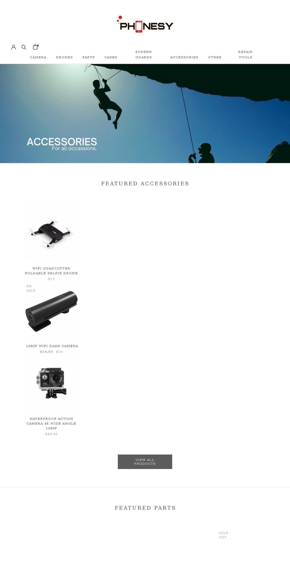 phonesy.com.au shopify website screenshot