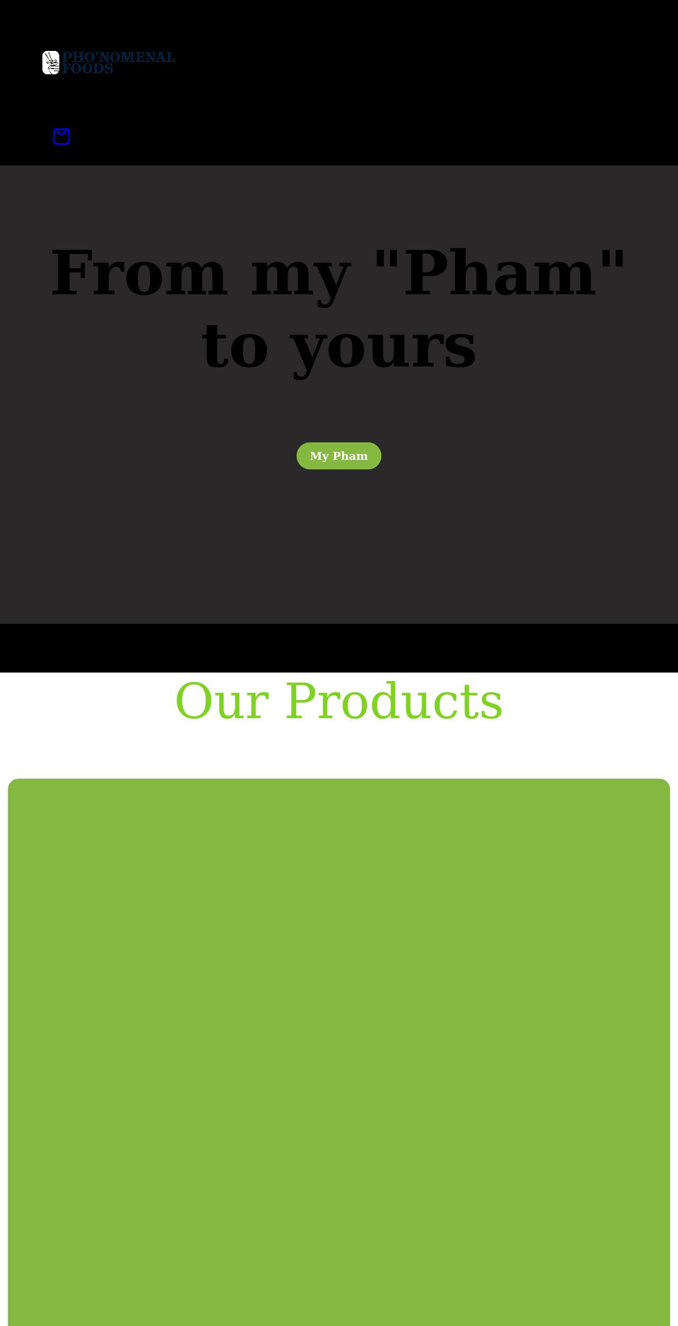 phonomenalbowl.com shopify website screenshot