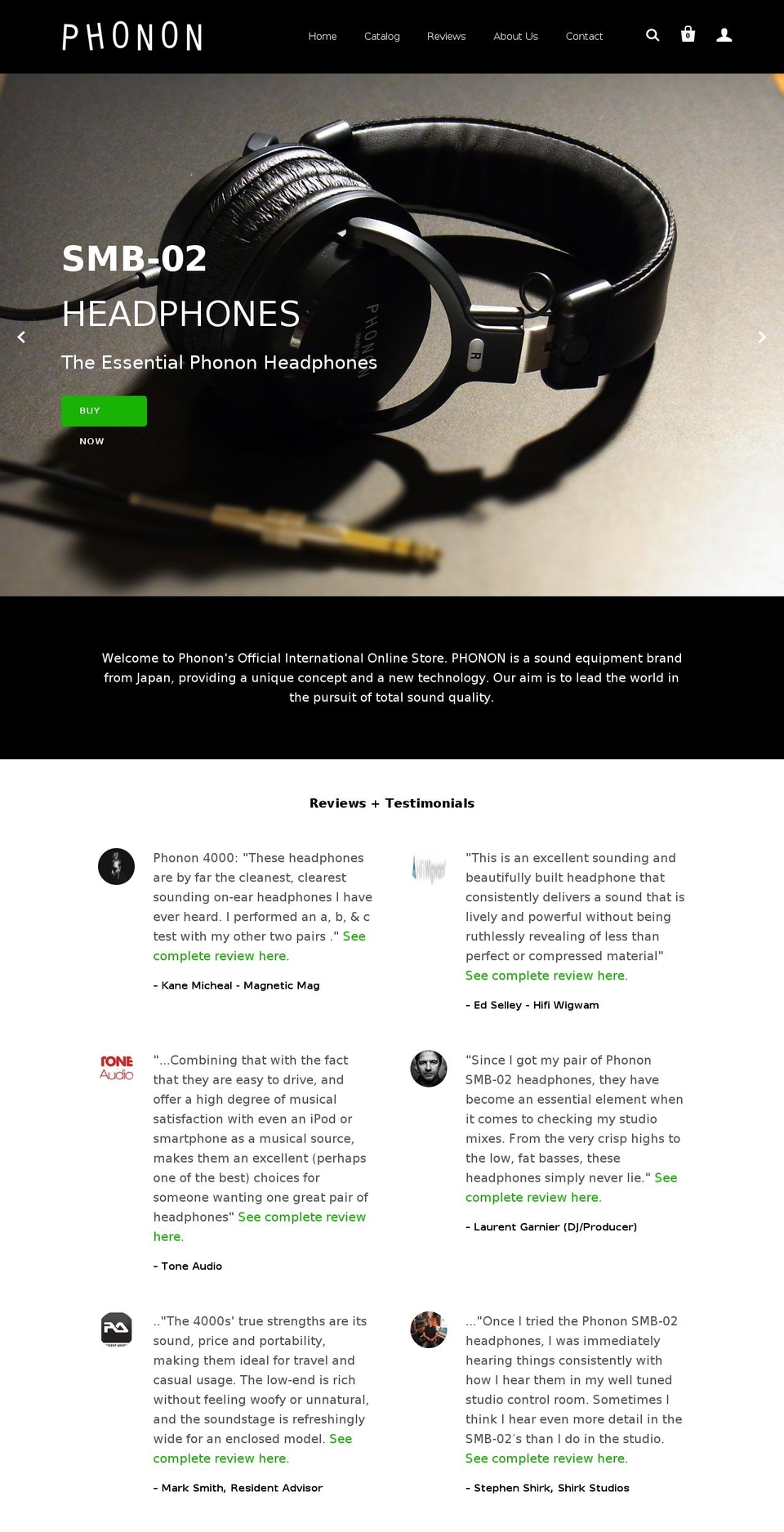 phononstore.com shopify website screenshot
