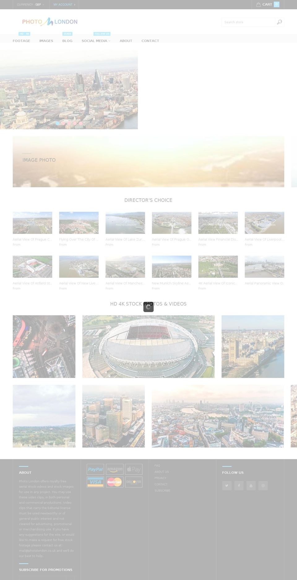 Theme271 Shopify theme site example photo-london-uk.myshopify.com