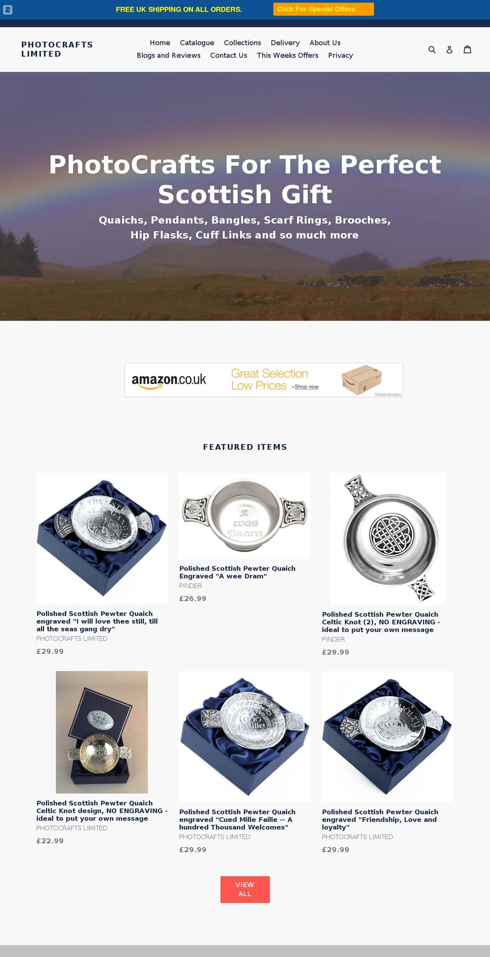 photocraftslimited.com — Shopify storefront screenshot