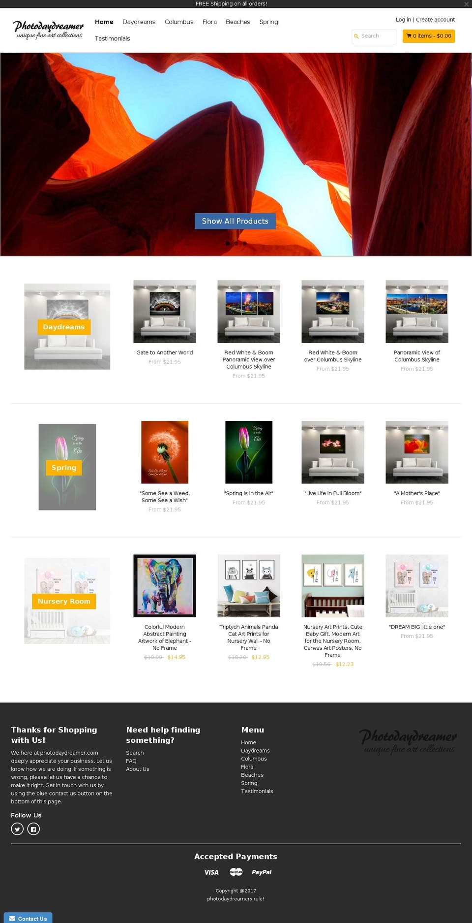 rs-sales-theme-2-1-master Shopify theme site example photodaydreamer.com