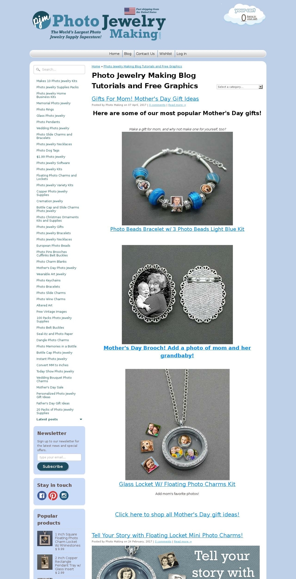 photo-crafts Shopify theme site example photojewelryblog.com