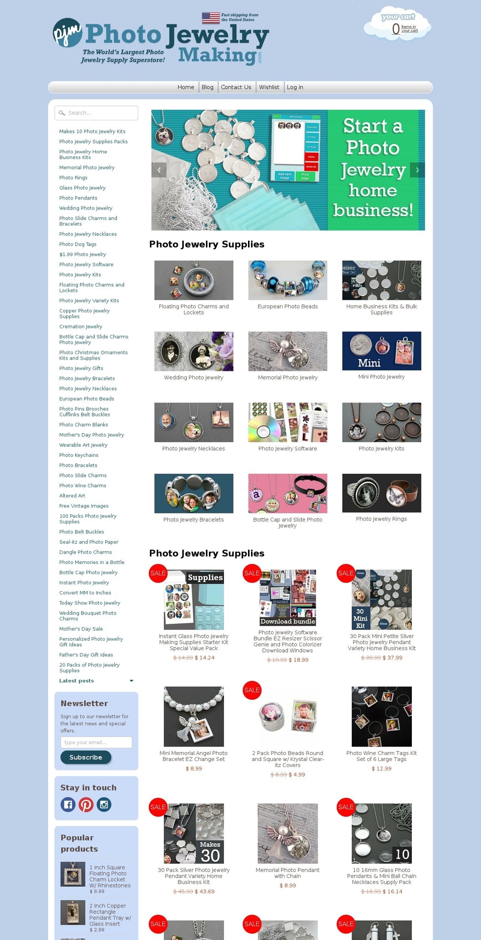 photojewelrymaking.com shopify website screenshot