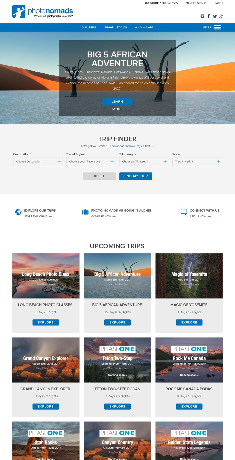photonomadstravel.com shopify website screenshot