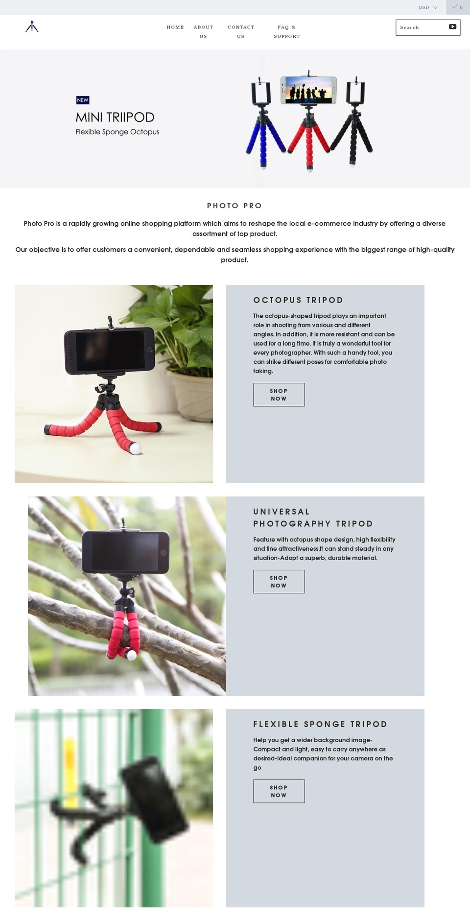 photopro.shop shopify website screenshot