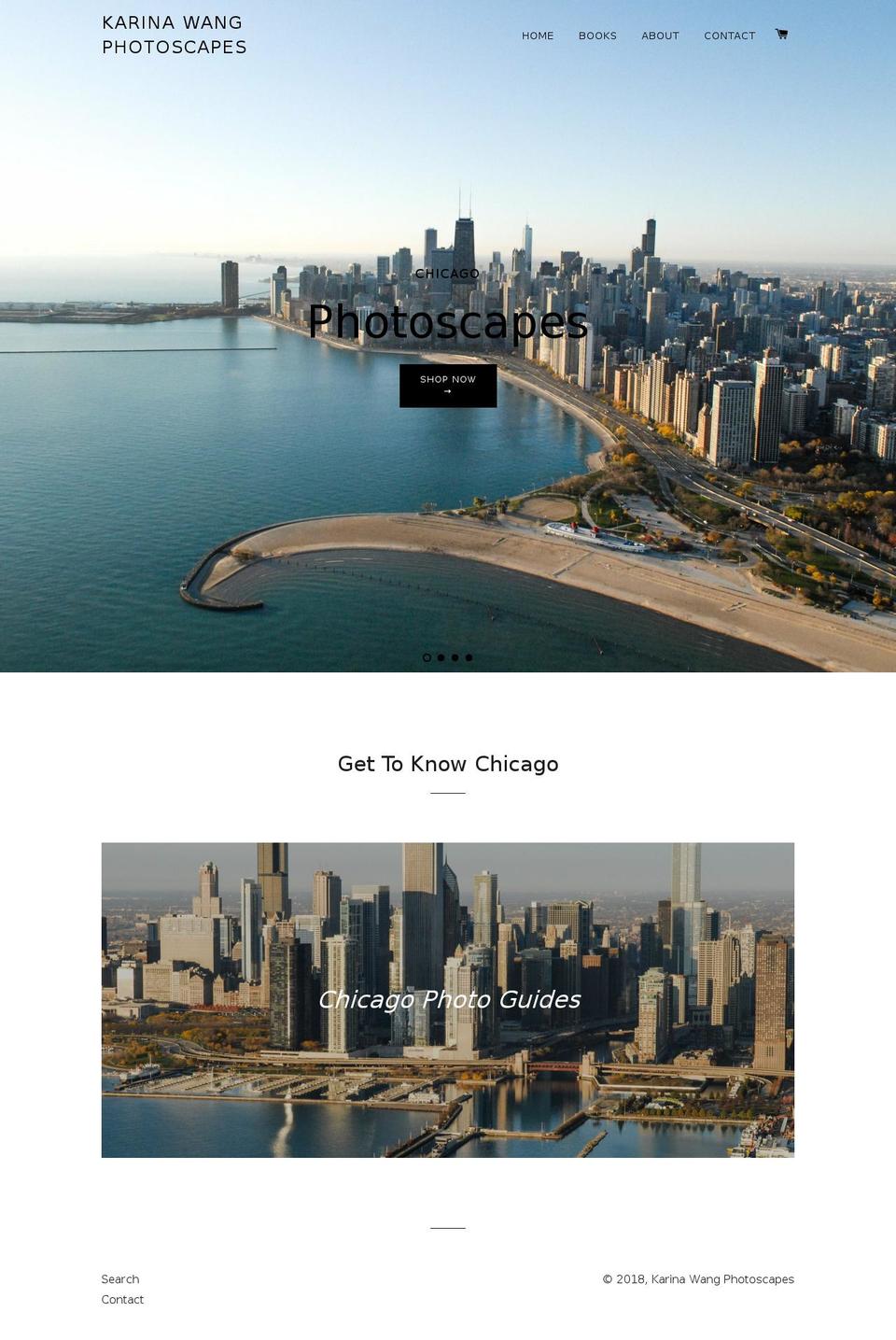 photoscapeschicago.com — Shopify storefront screenshot