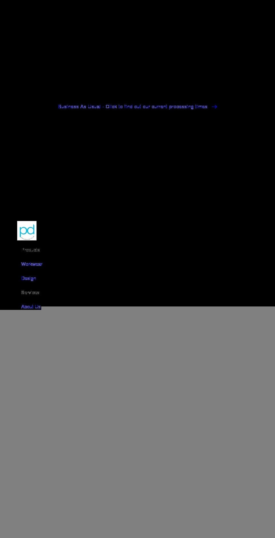 phoxyprinting.co.uk shopify website screenshot