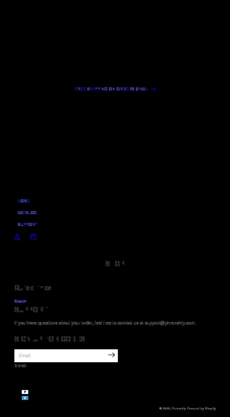 phrenship.com shopify website screenshot