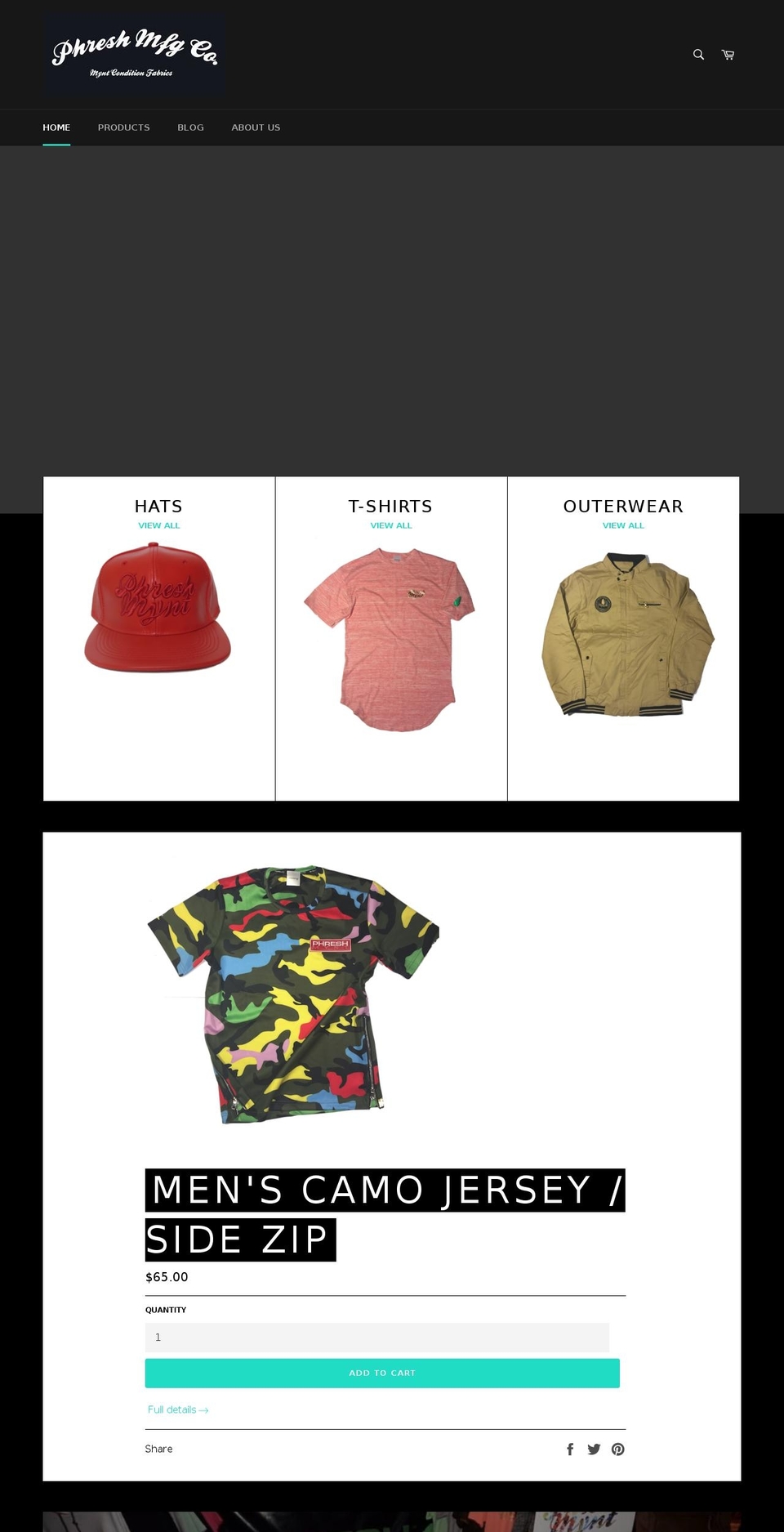 phreshmynt.com — Shopify storefront screenshot