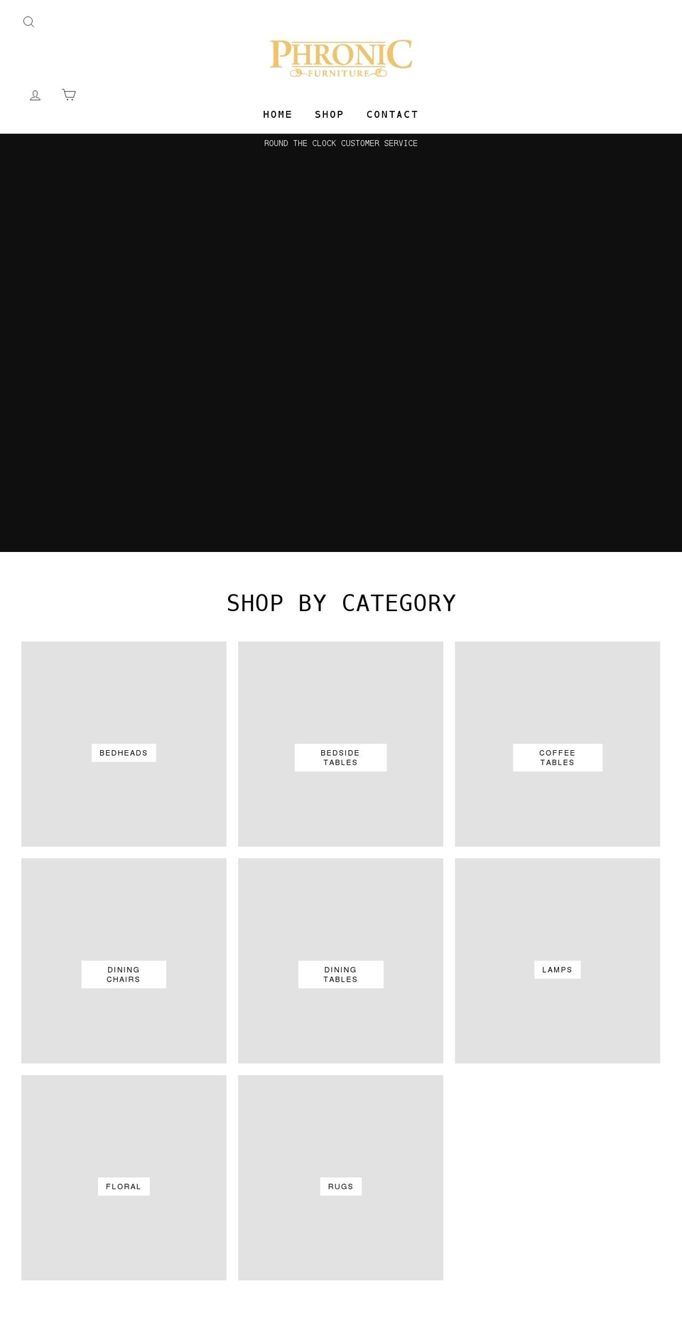 phronicfurniture.com.au shopify website screenshot