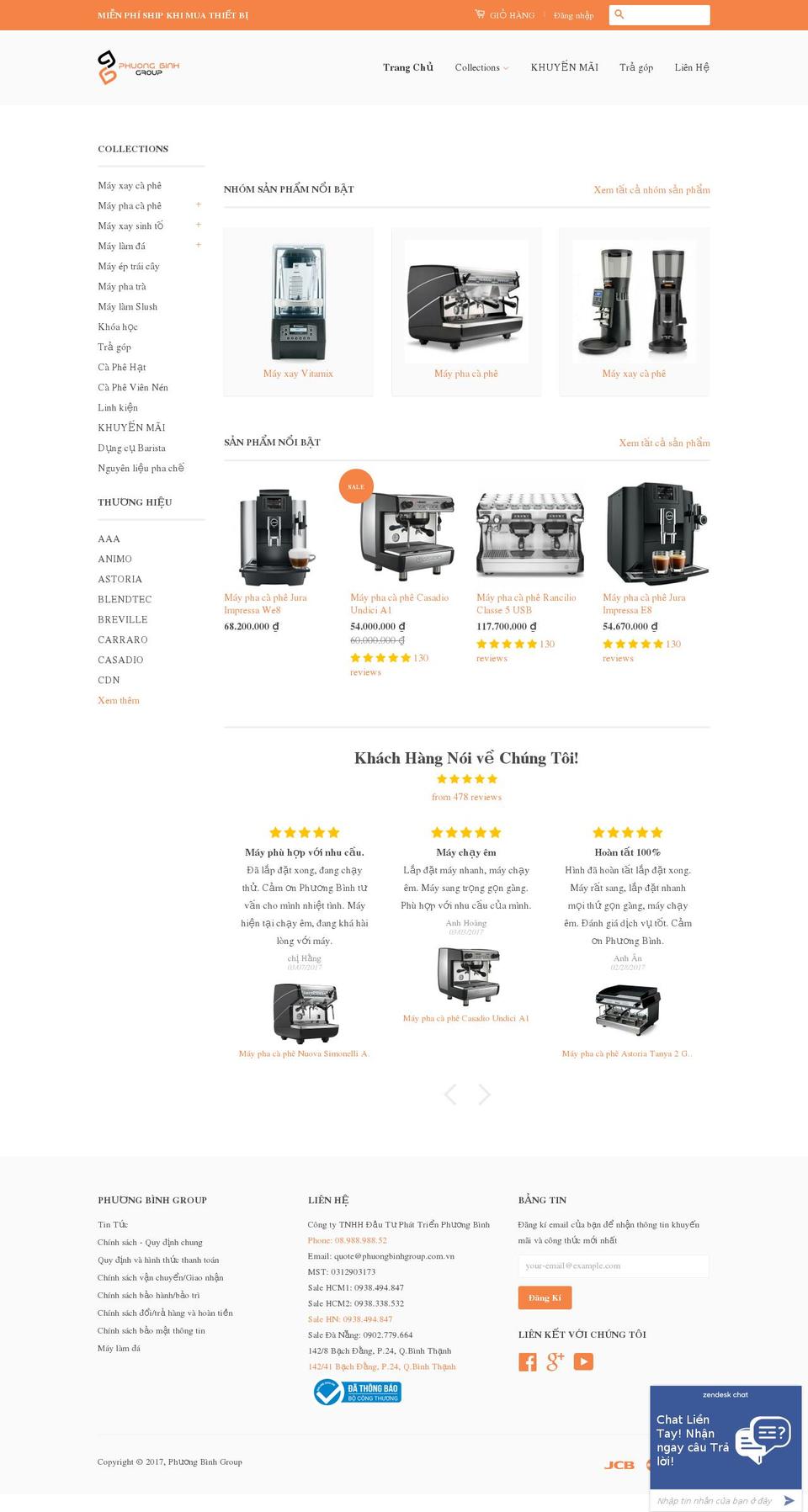 phuongbinhgroup.com shopify website screenshot