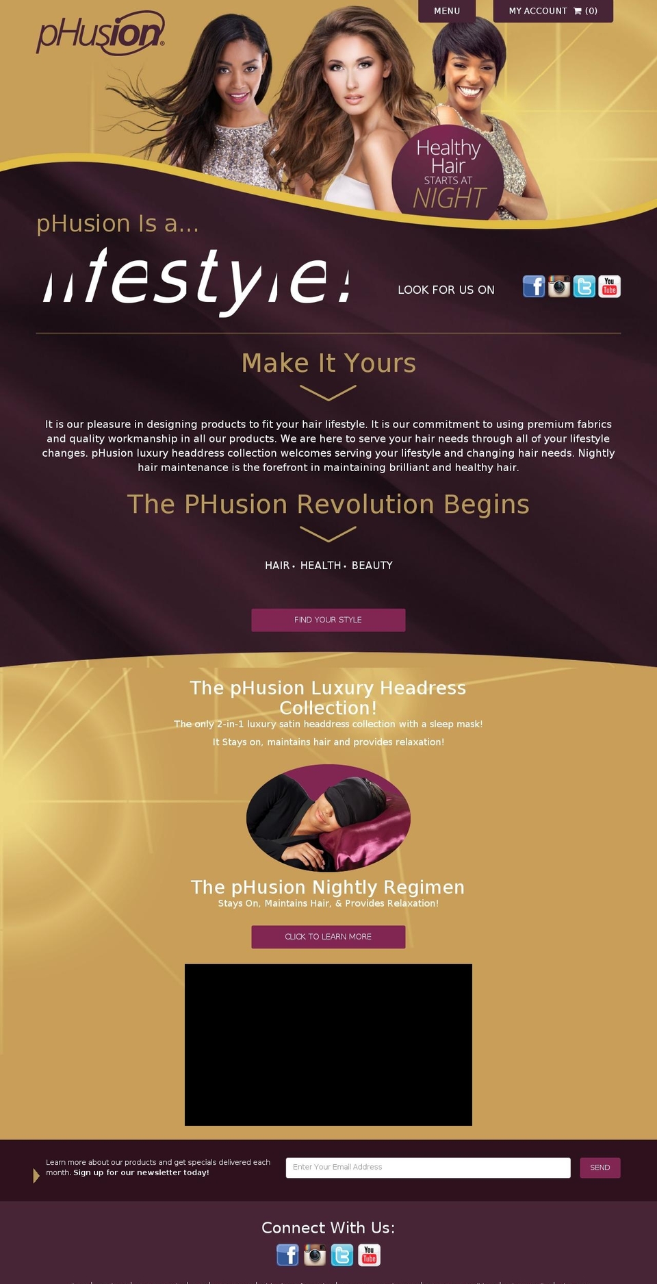 phusionforhair.com — Shopify storefront screenshot