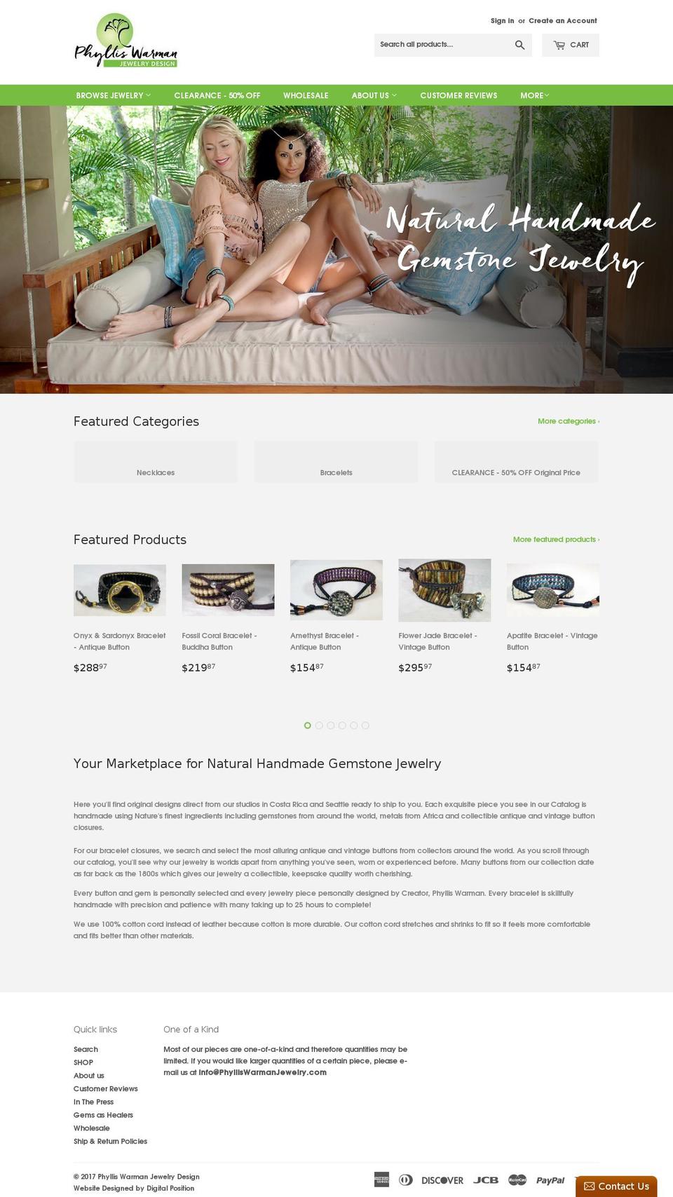 phylliswarman.com shopify website screenshot