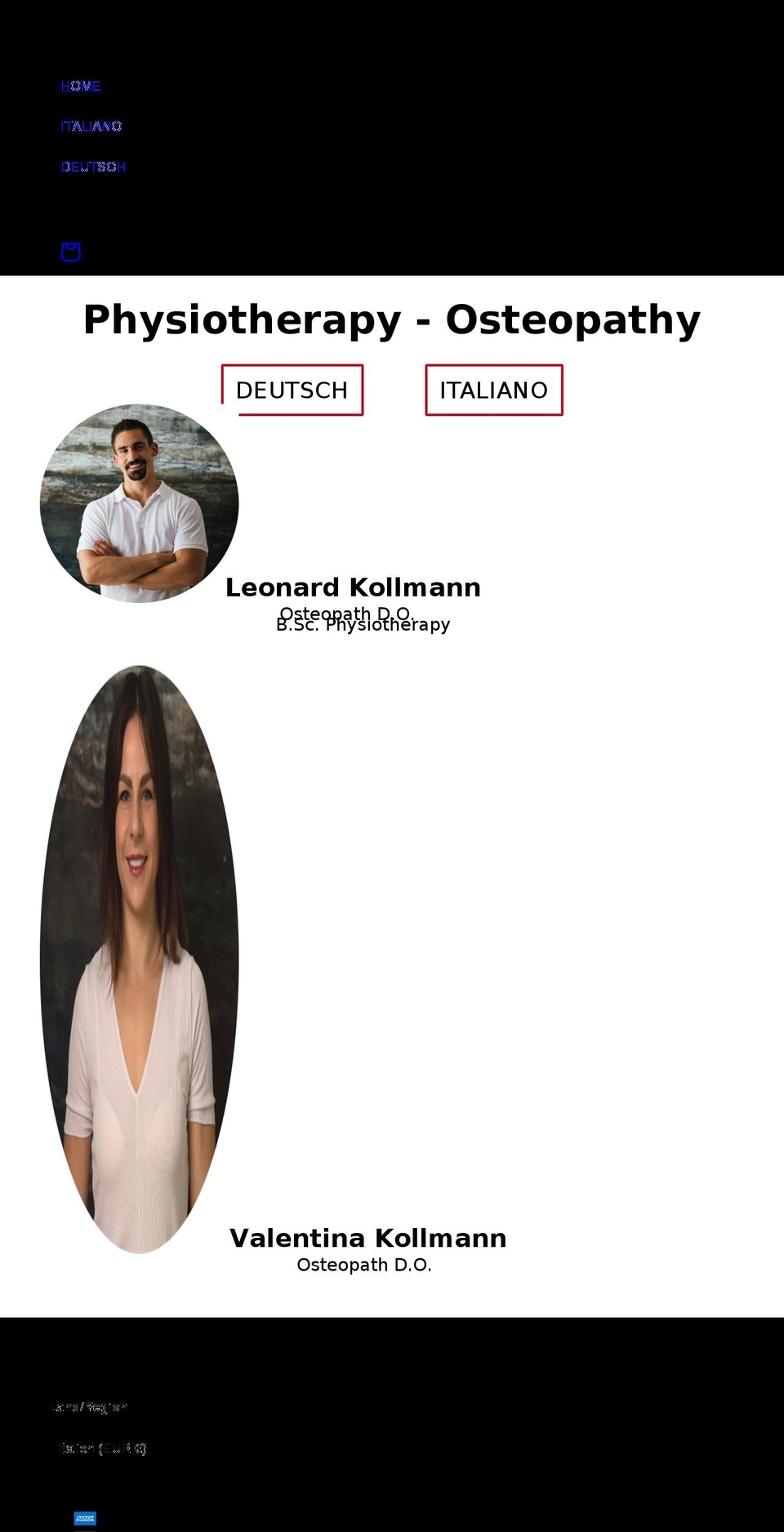 physiokollmann.com shopify website screenshot