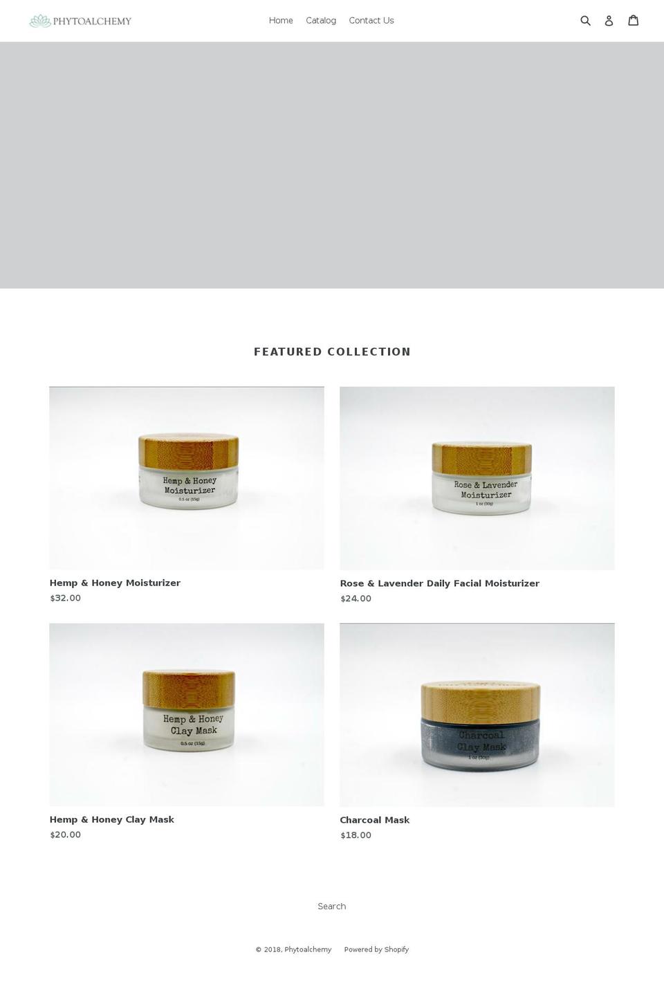 phytoalchemynyc.com — Shopify storefront screenshot