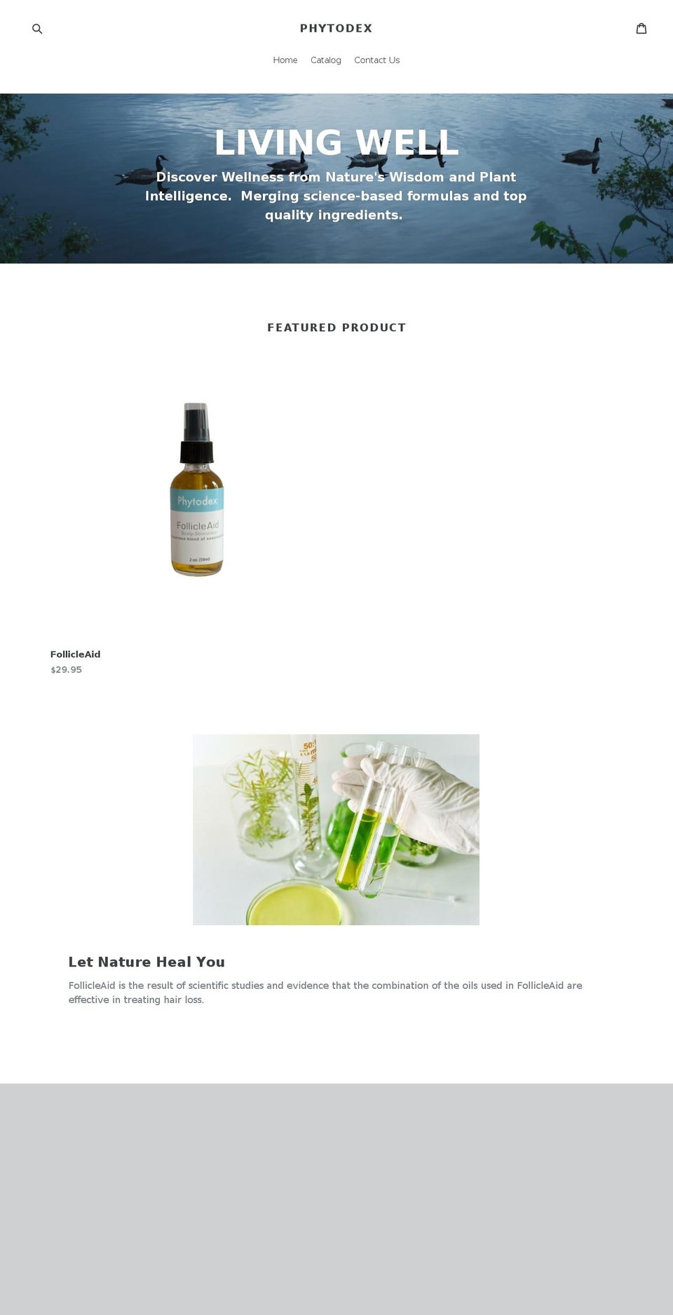 phytodex.com — Shopify storefront screenshot