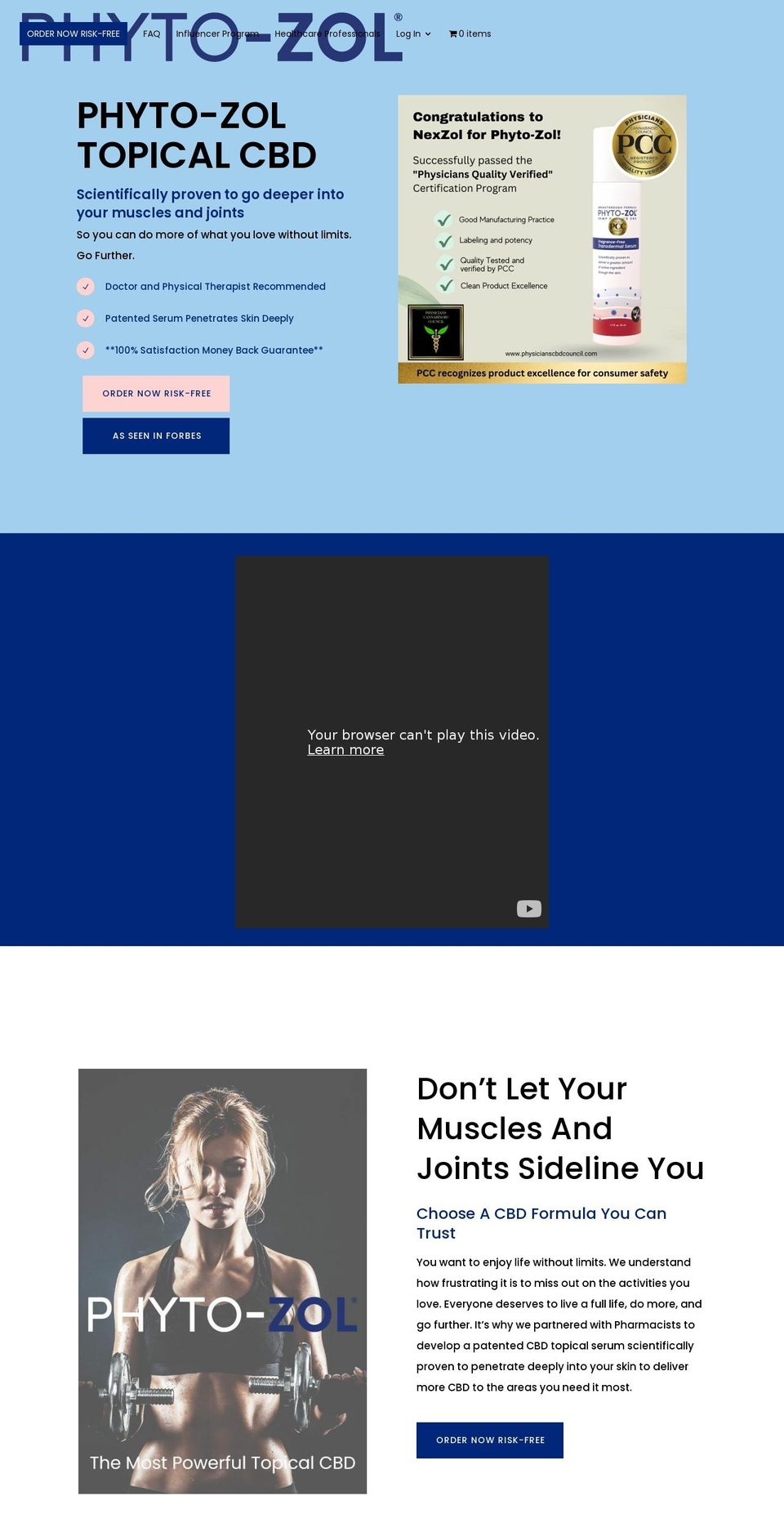 phytozol.com — Shopify storefront screenshot