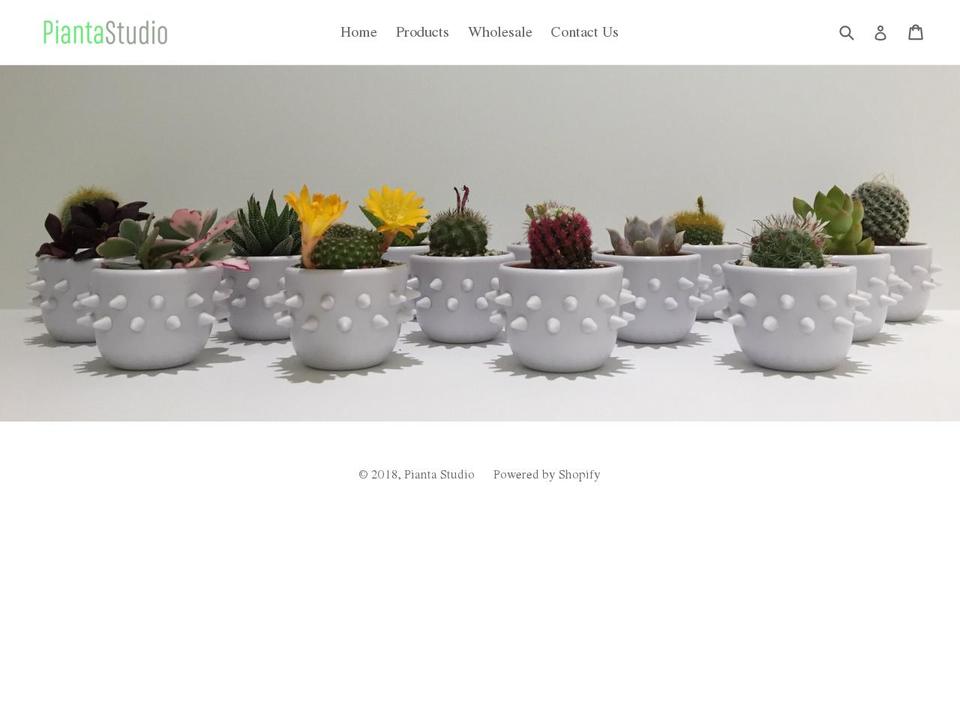 piantastudio.com — Shopify storefront screenshot