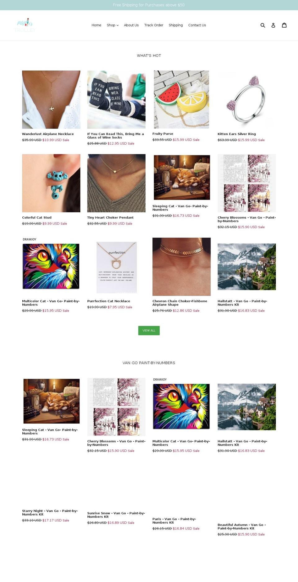 piapiestrolley.com shopify website screenshot