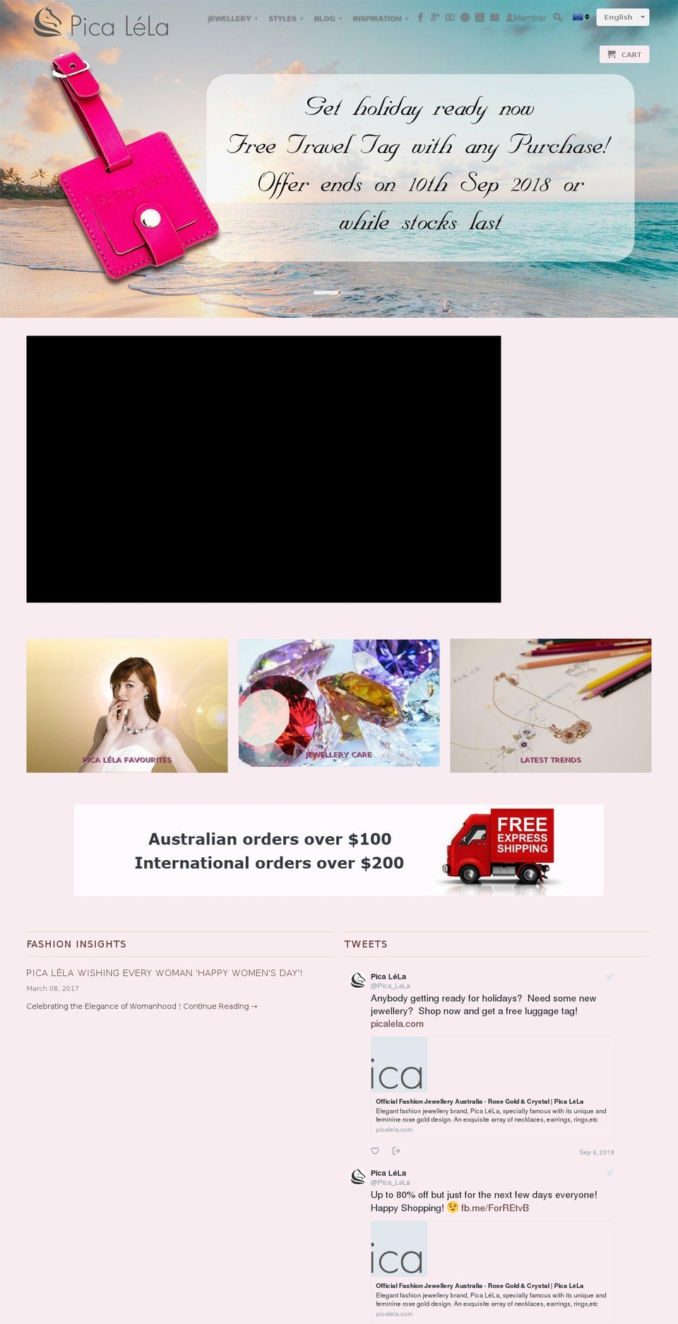 S Shopify theme site example picalela.com.au