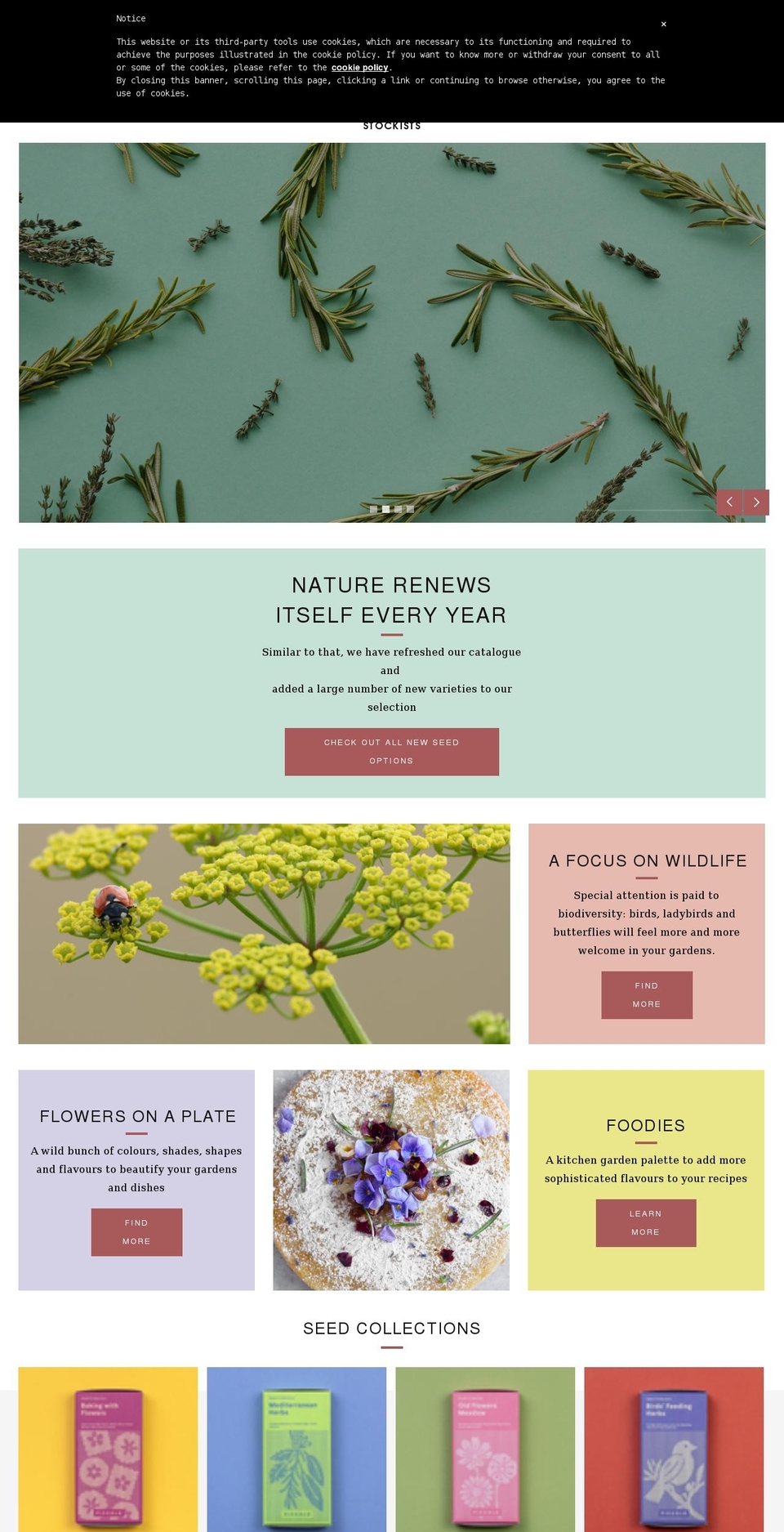 piccolovegsforpots.com shopify website screenshot