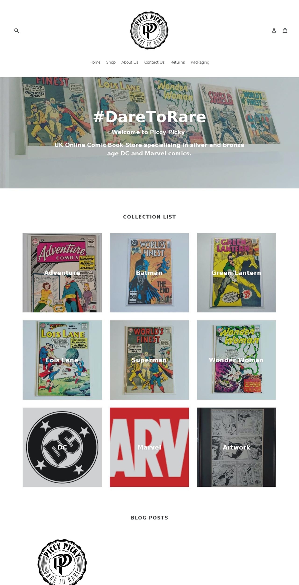 piccypicky.com — Shopify storefront screenshot
