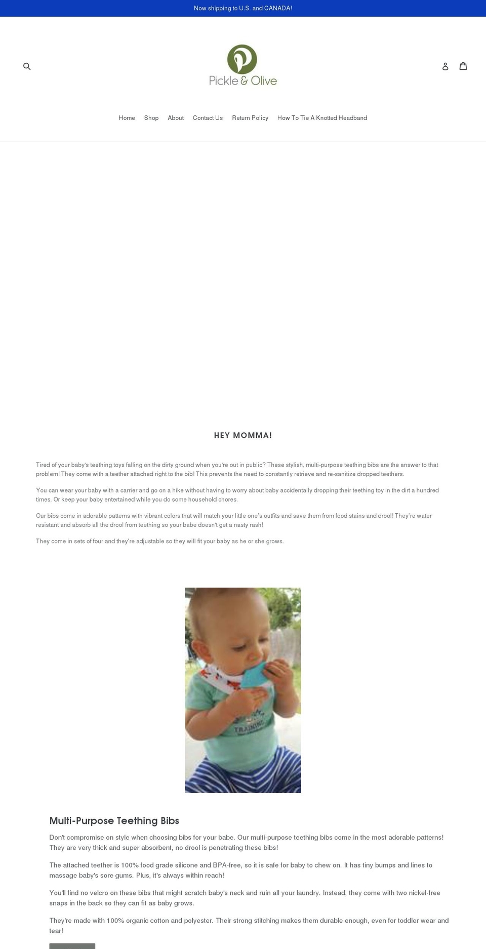 pickleandolive.com shopify website screenshot