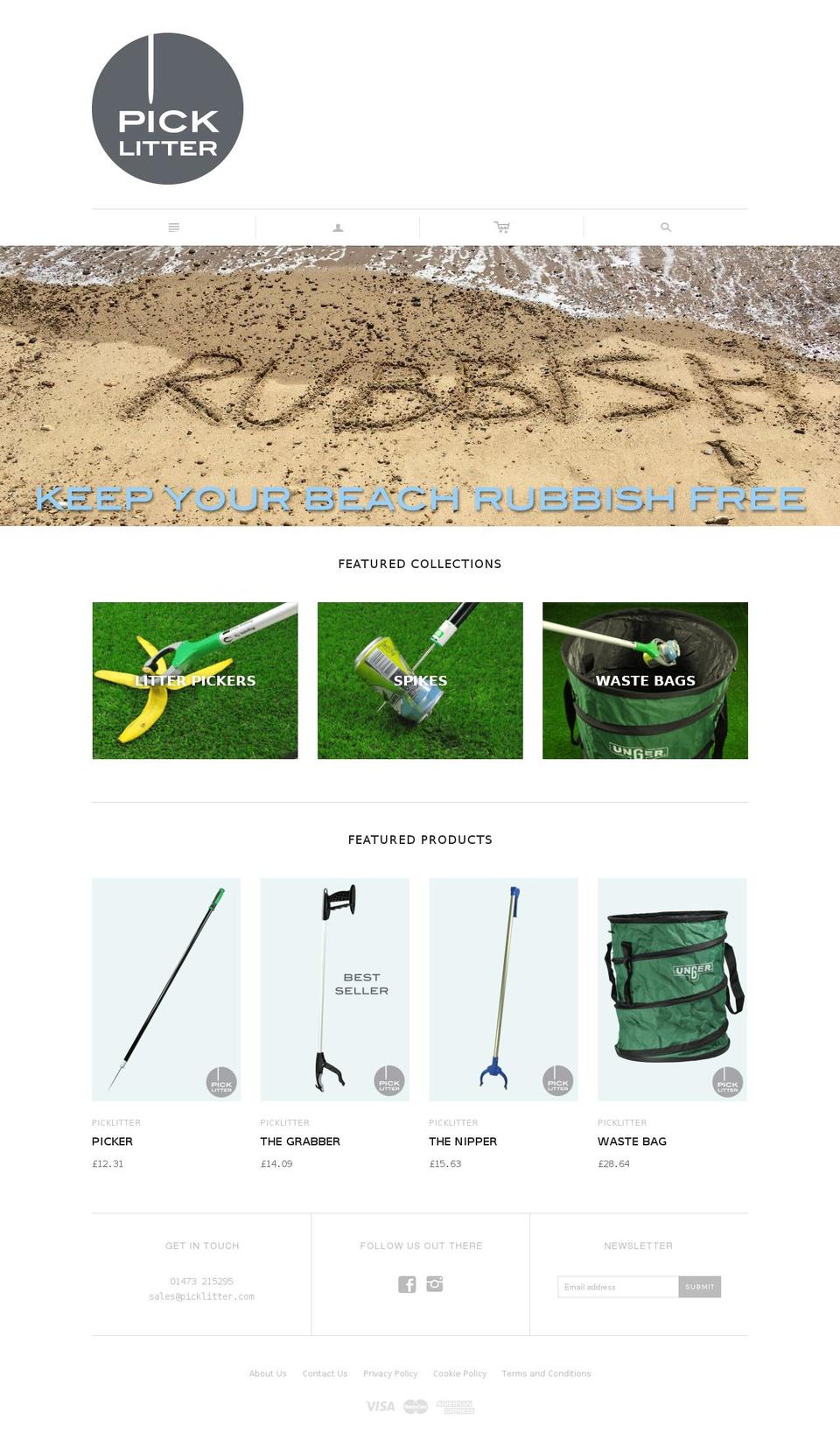 picklitter.com shopify website screenshot