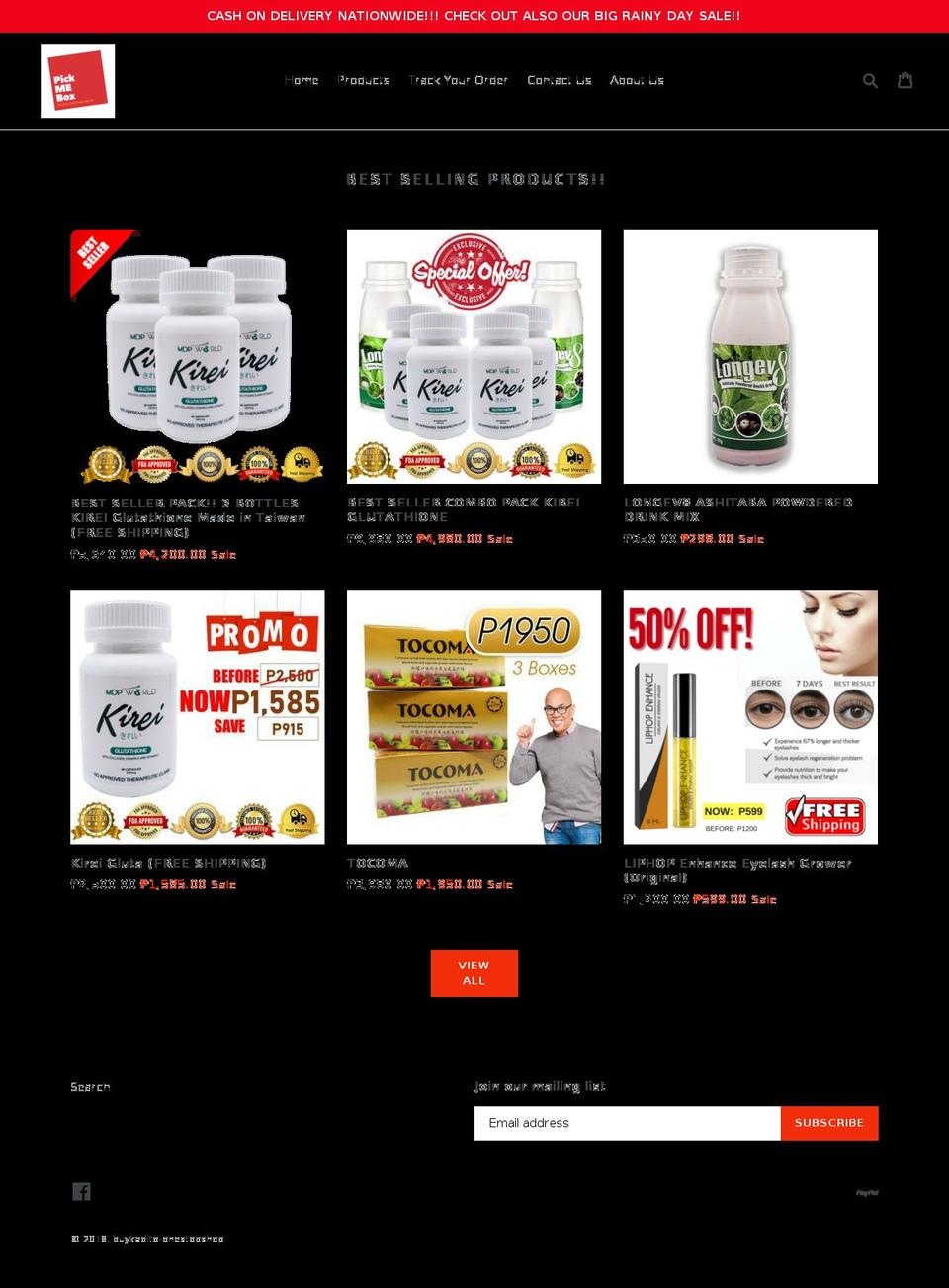pickmebox.com — Shopify storefront screenshot