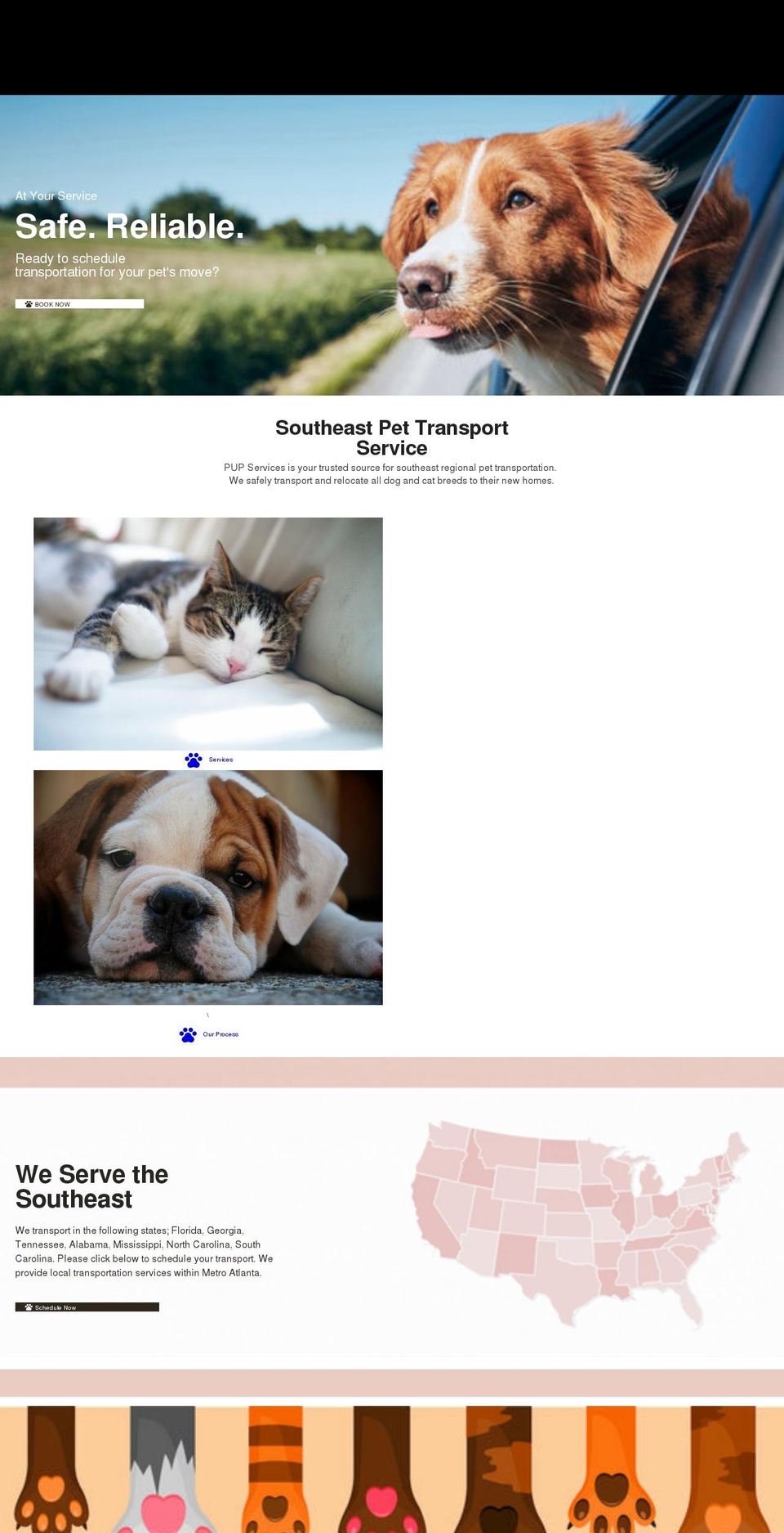 pickup.pet shopify website screenshot