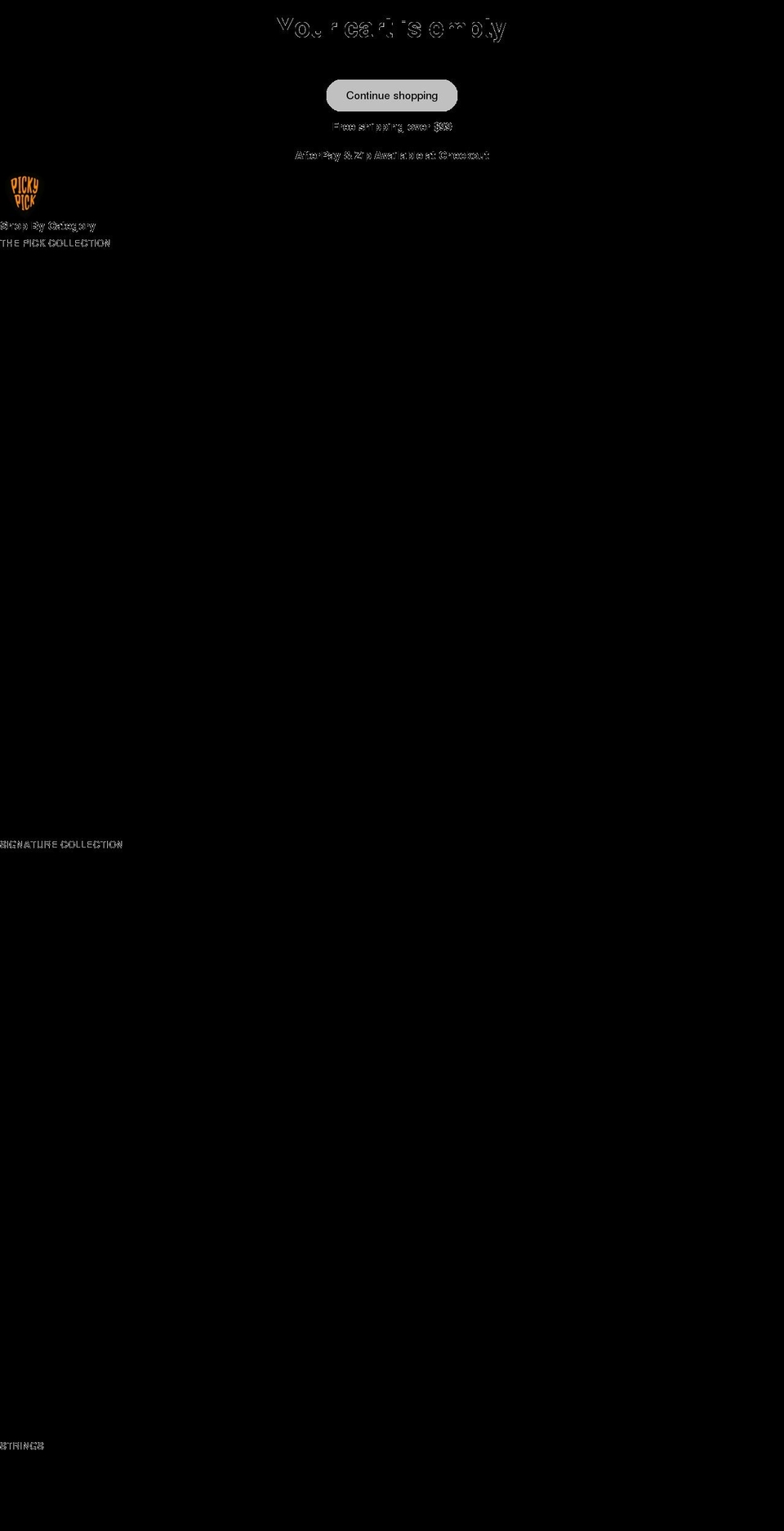 pickypick.com.au shopify website screenshot