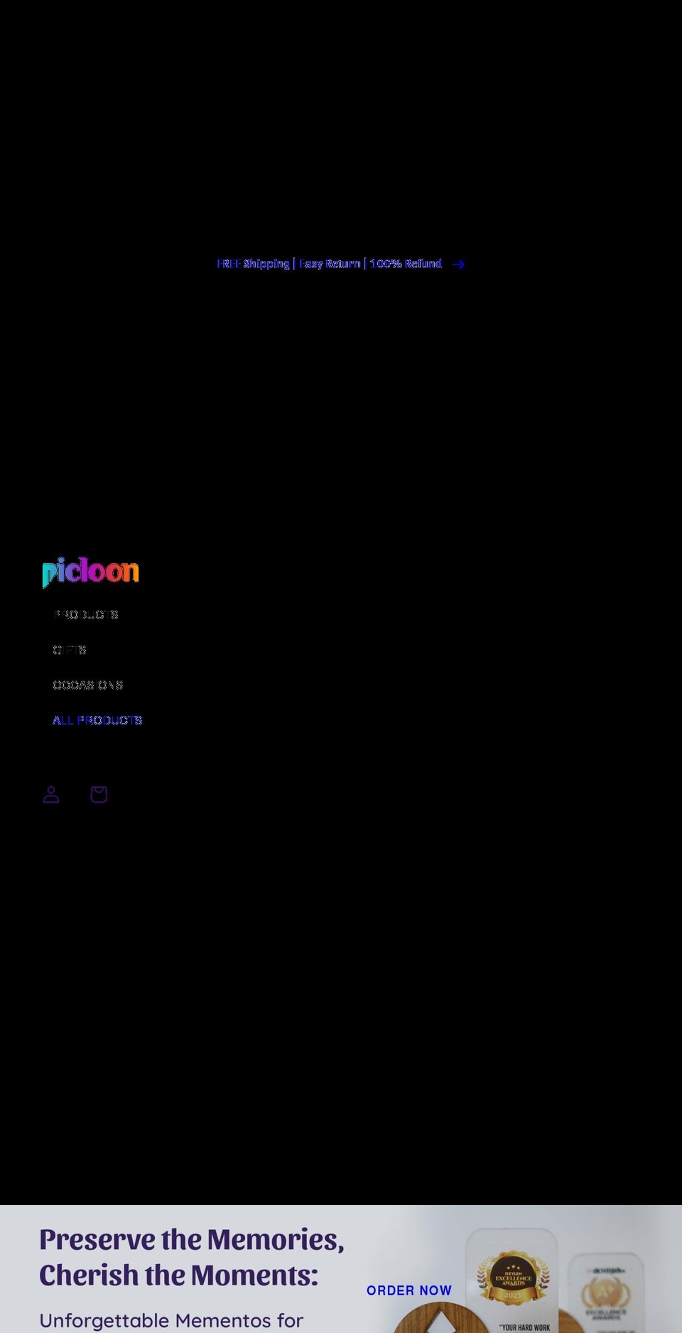 picloon.com shopify website screenshot