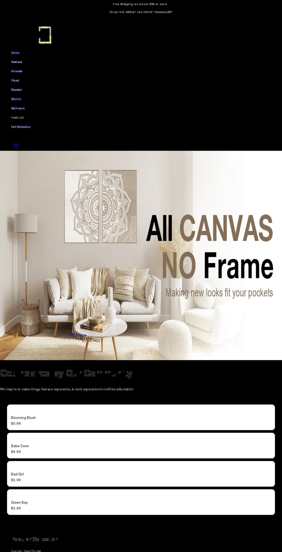 picloos.com shopify website screenshot