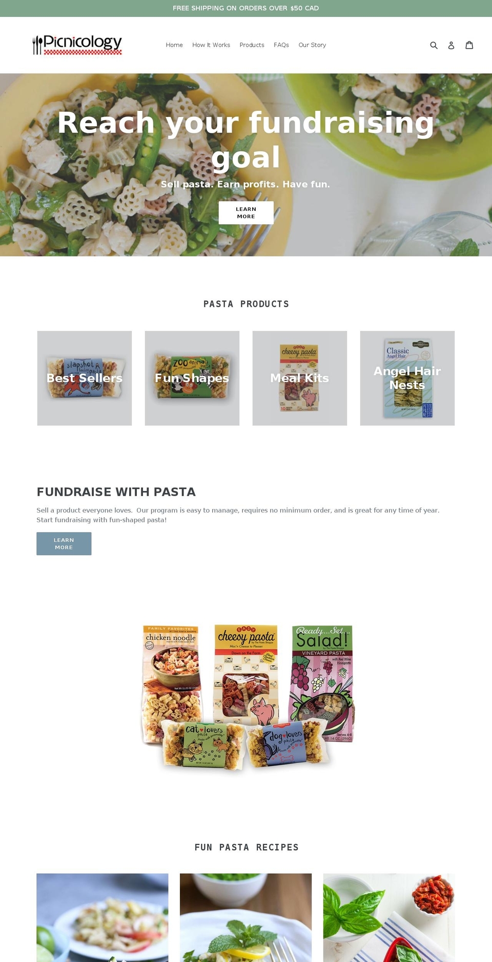 picnicology.com — Shopify storefront screenshot