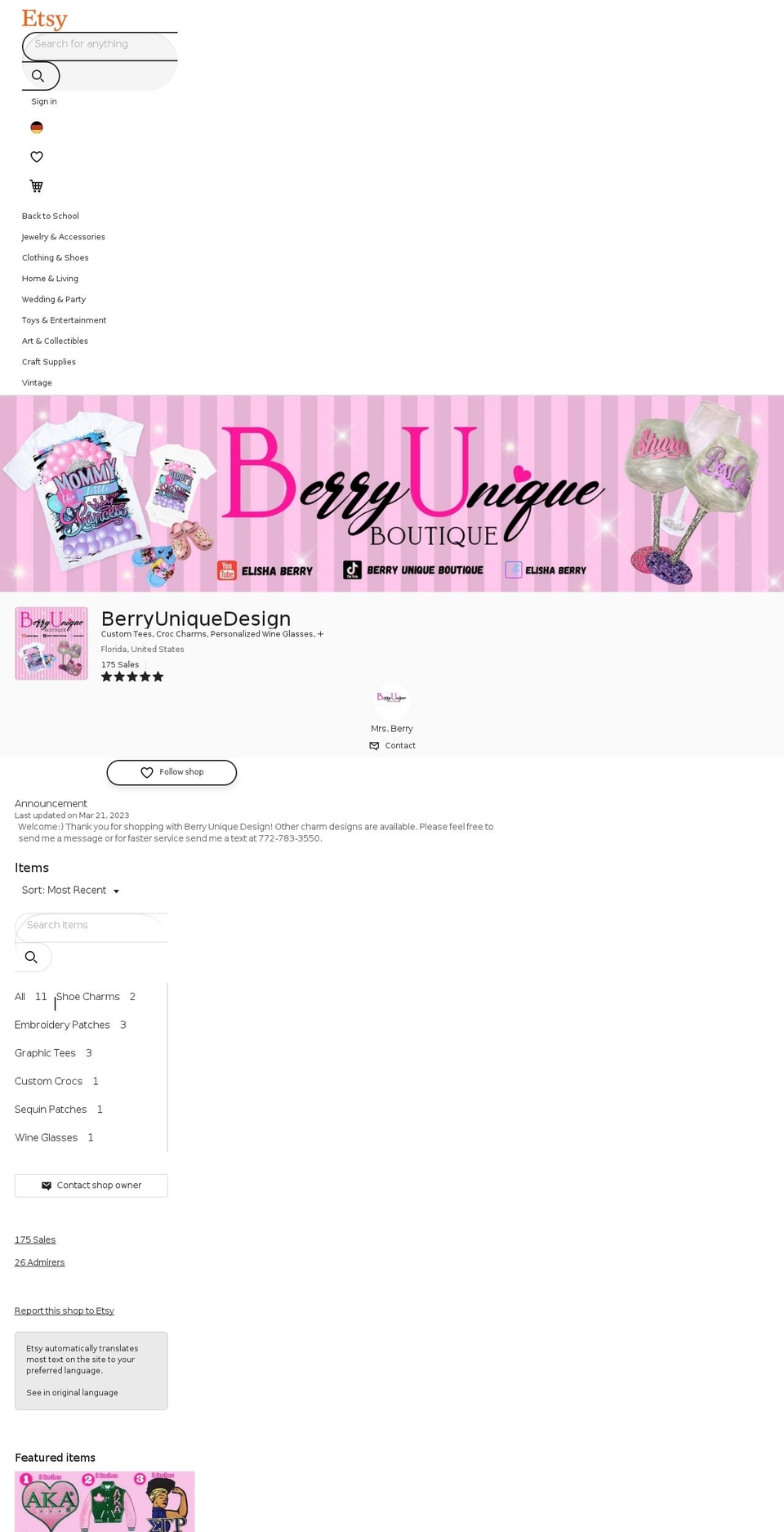 picsandtees.com shopify website screenshot