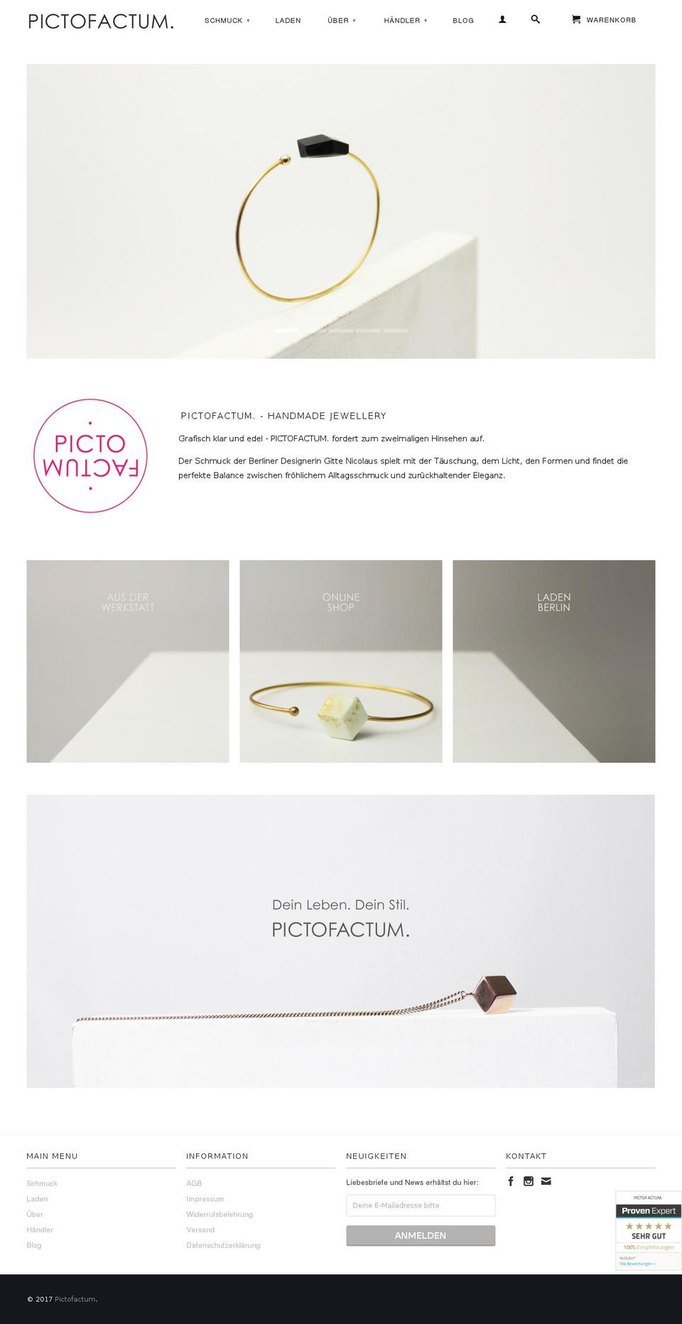 pictofactum.com shopify website screenshot