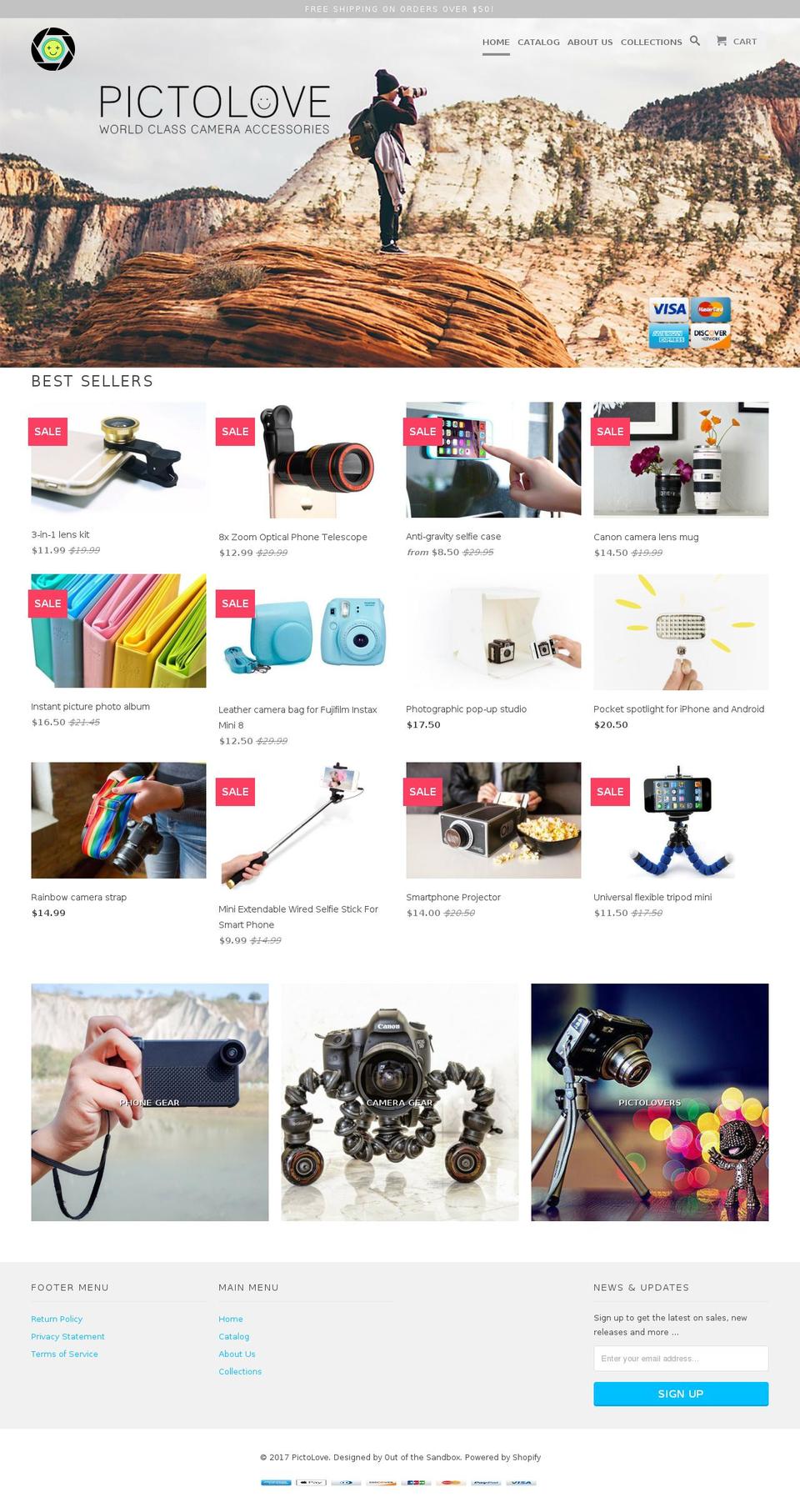 pictolove.com shopify website screenshot