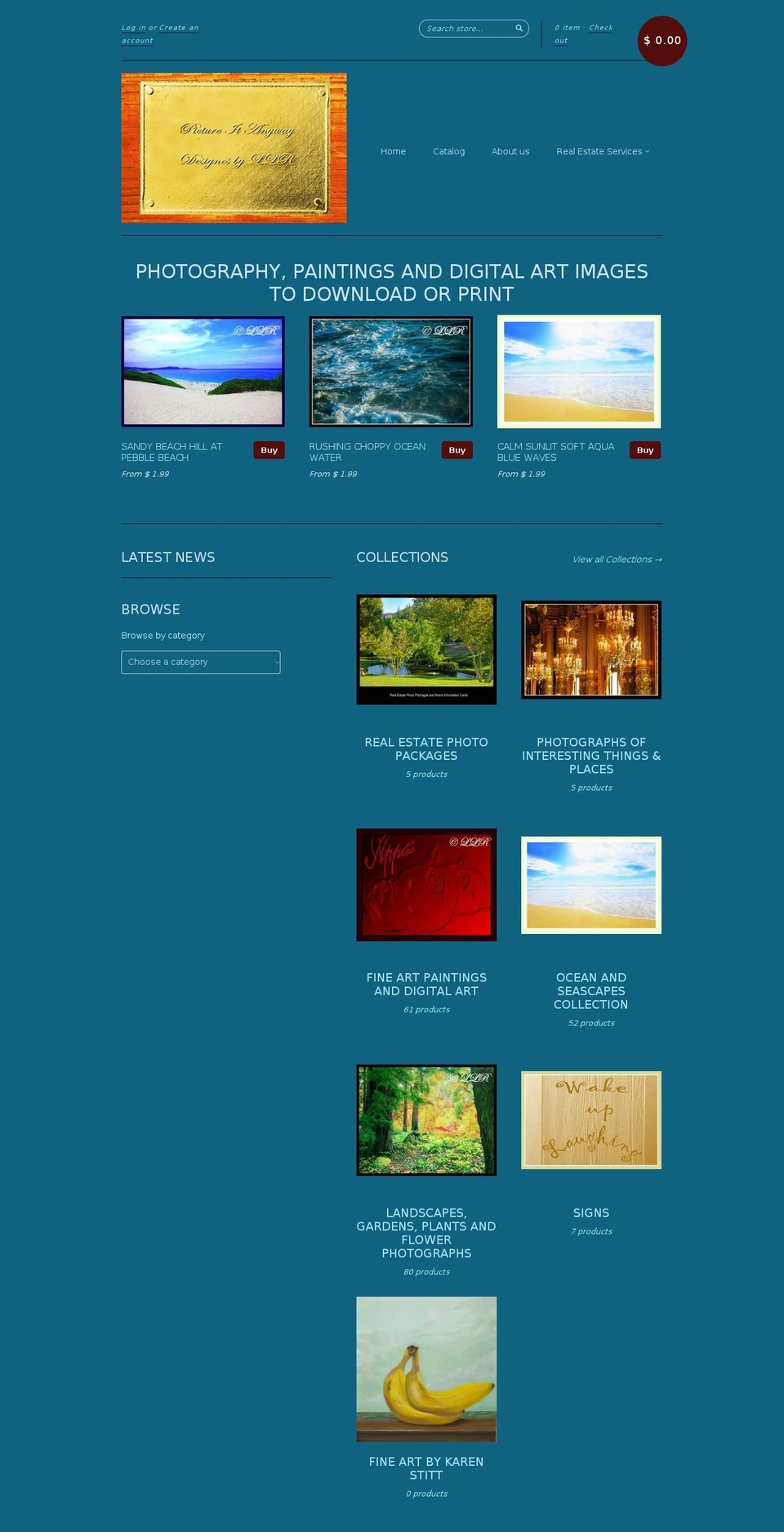 pictureitanyway.com shopify website screenshot
