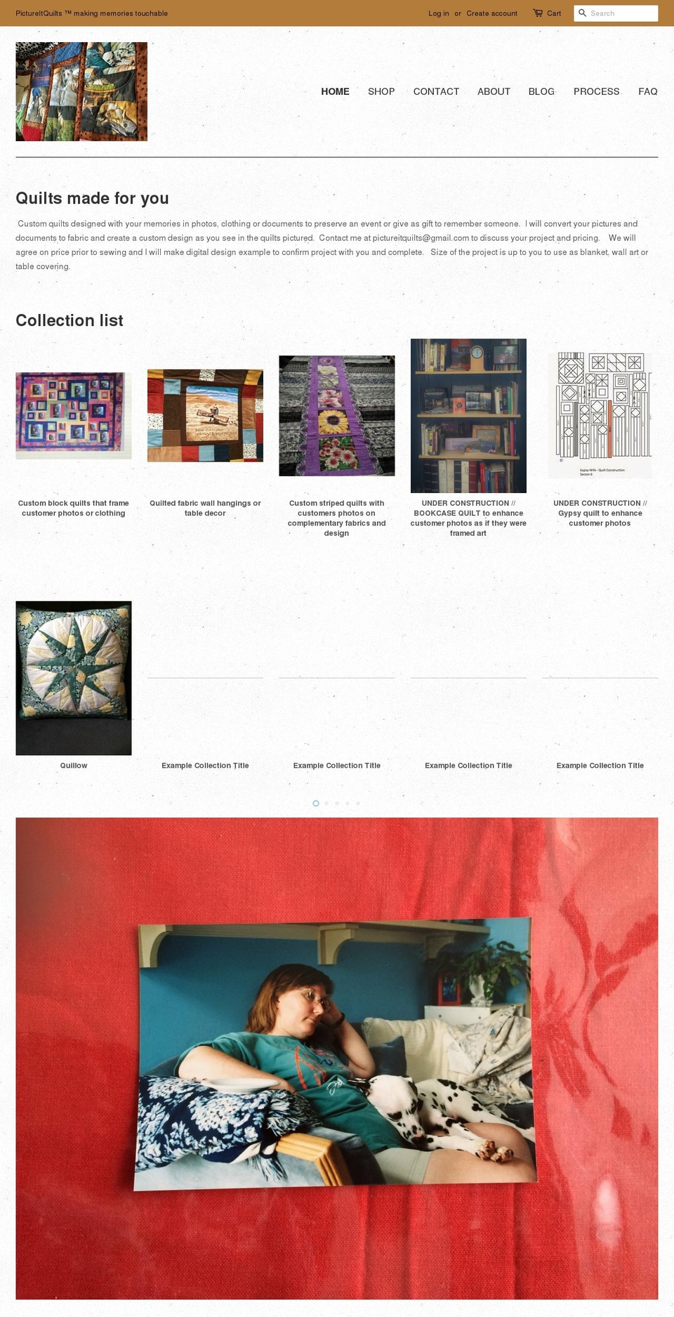 pictureitquilts.com — Shopify storefront screenshot