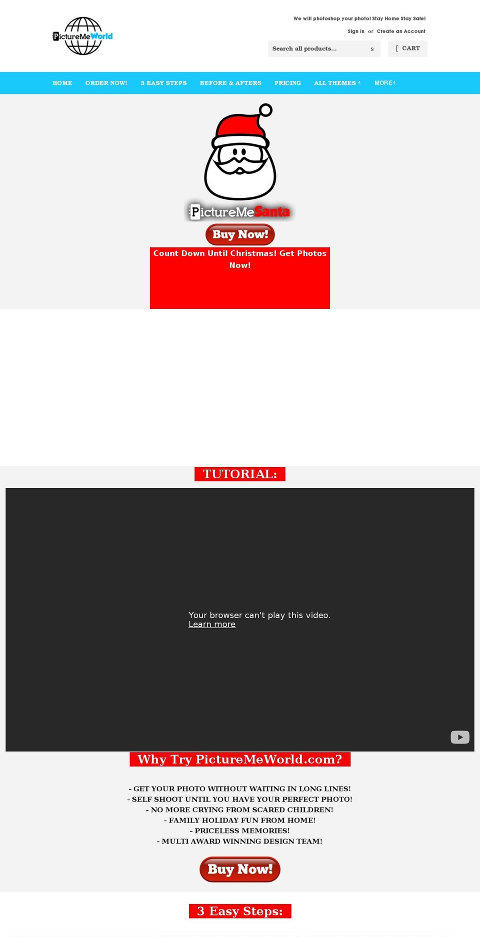 picturemeworld.com shopify website screenshot