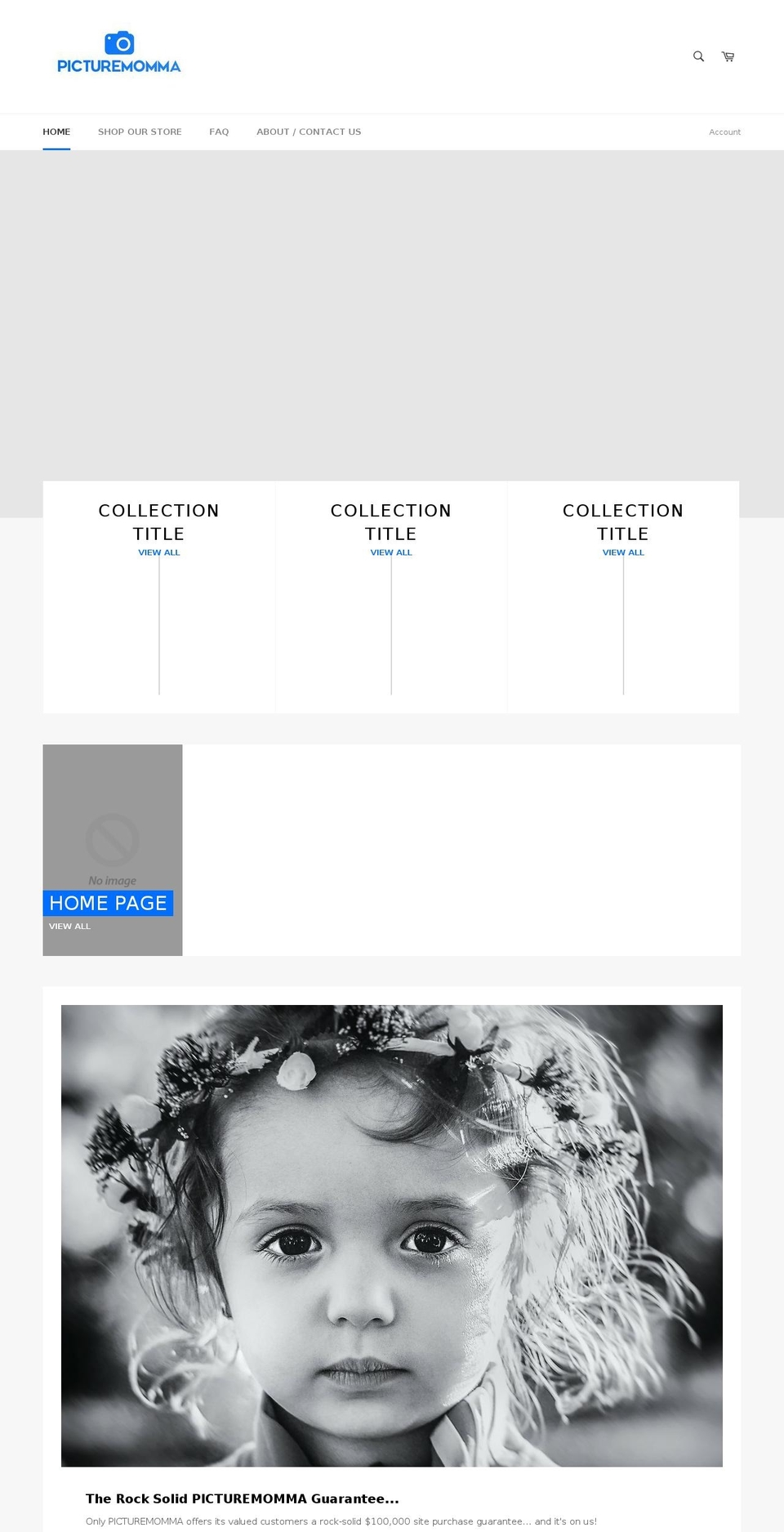 picturemomma.com — Shopify storefront screenshot