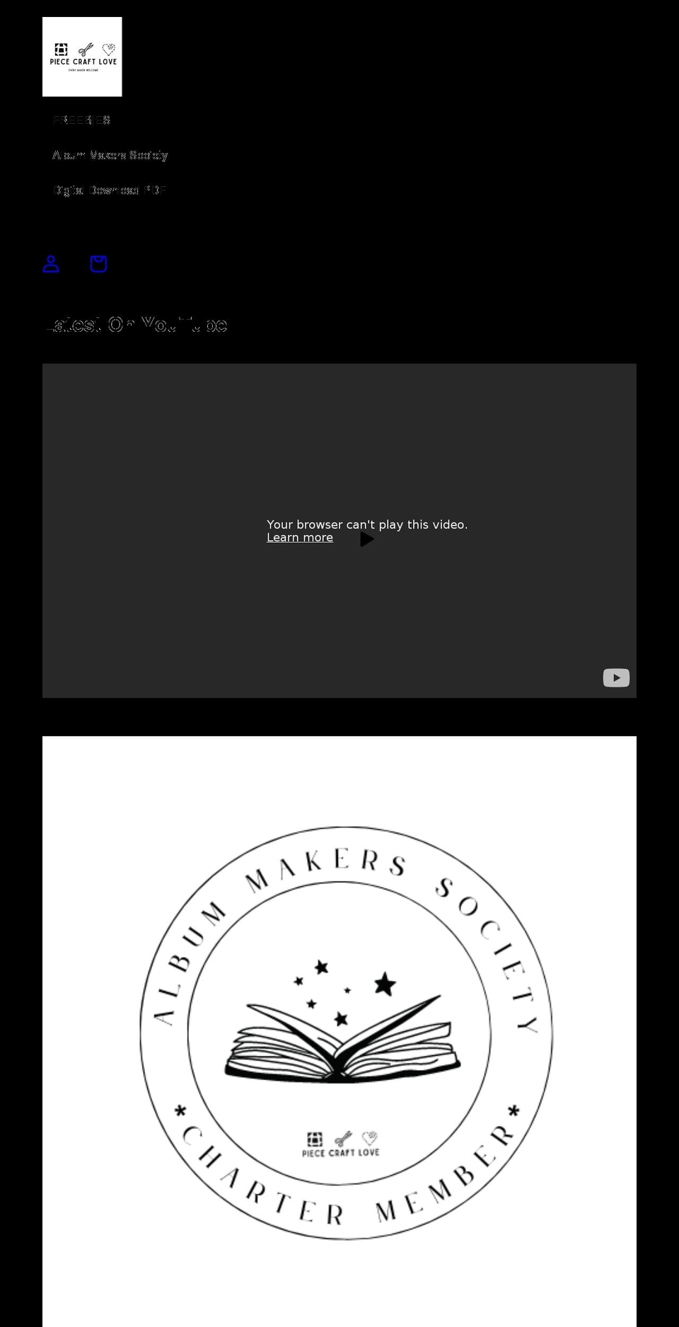 piececraftlove.com shopify website screenshot