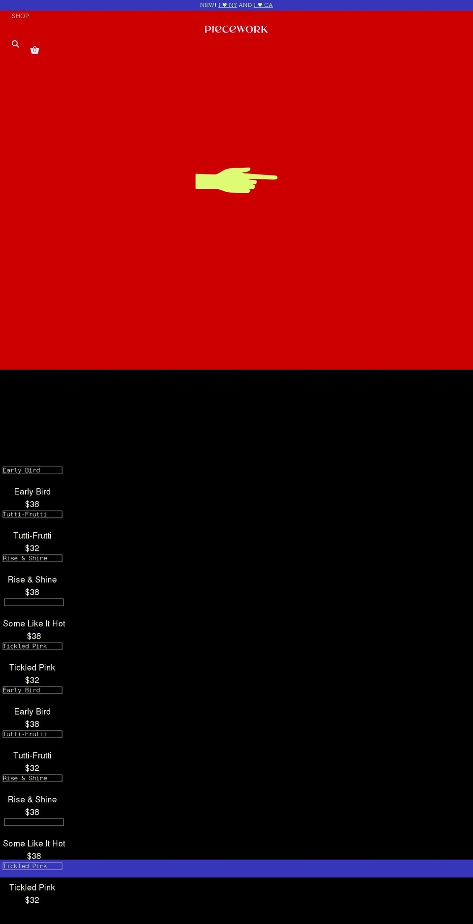 pieceworkpuzzles.com shopify website screenshot