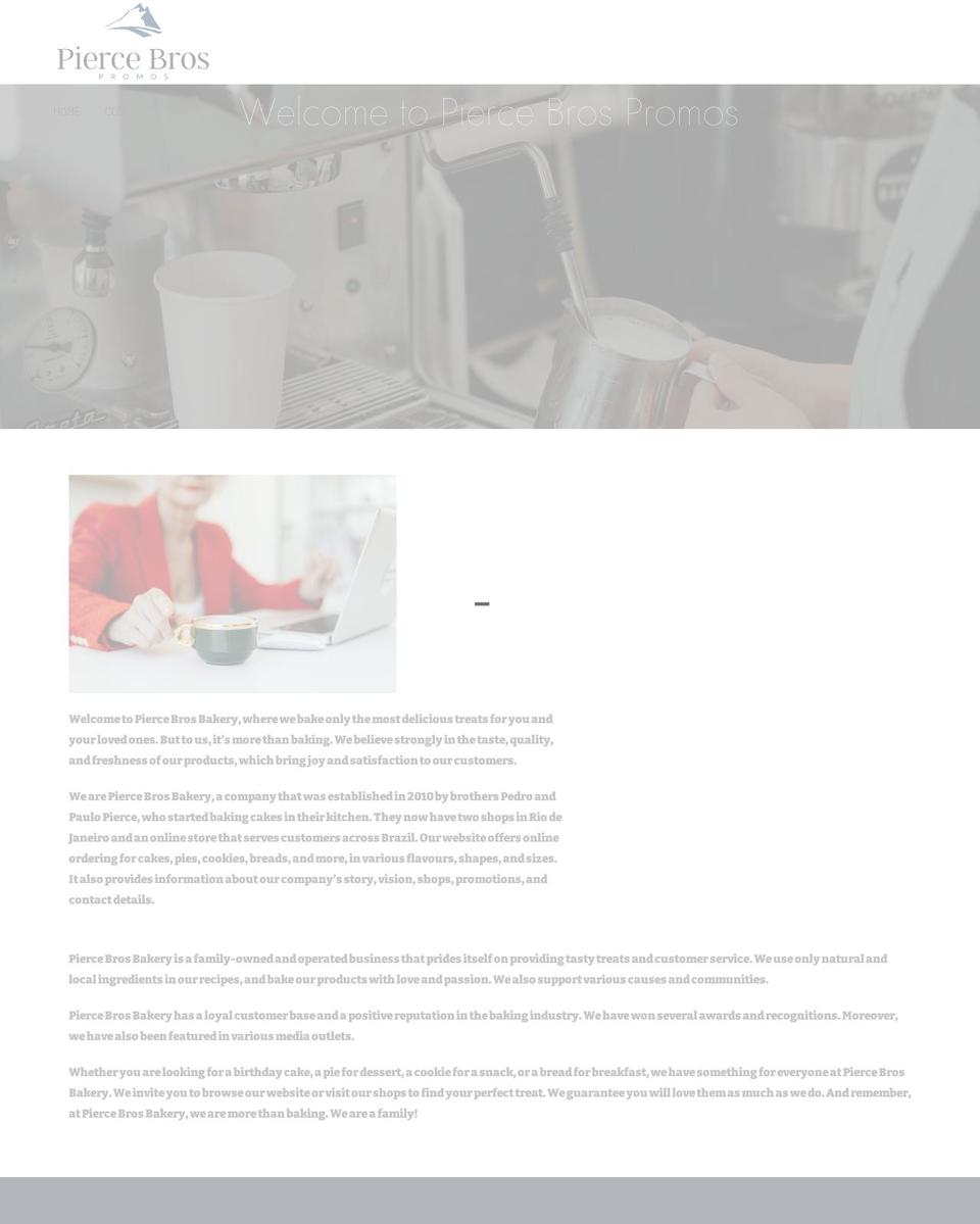 piercebrospromos.com shopify website screenshot