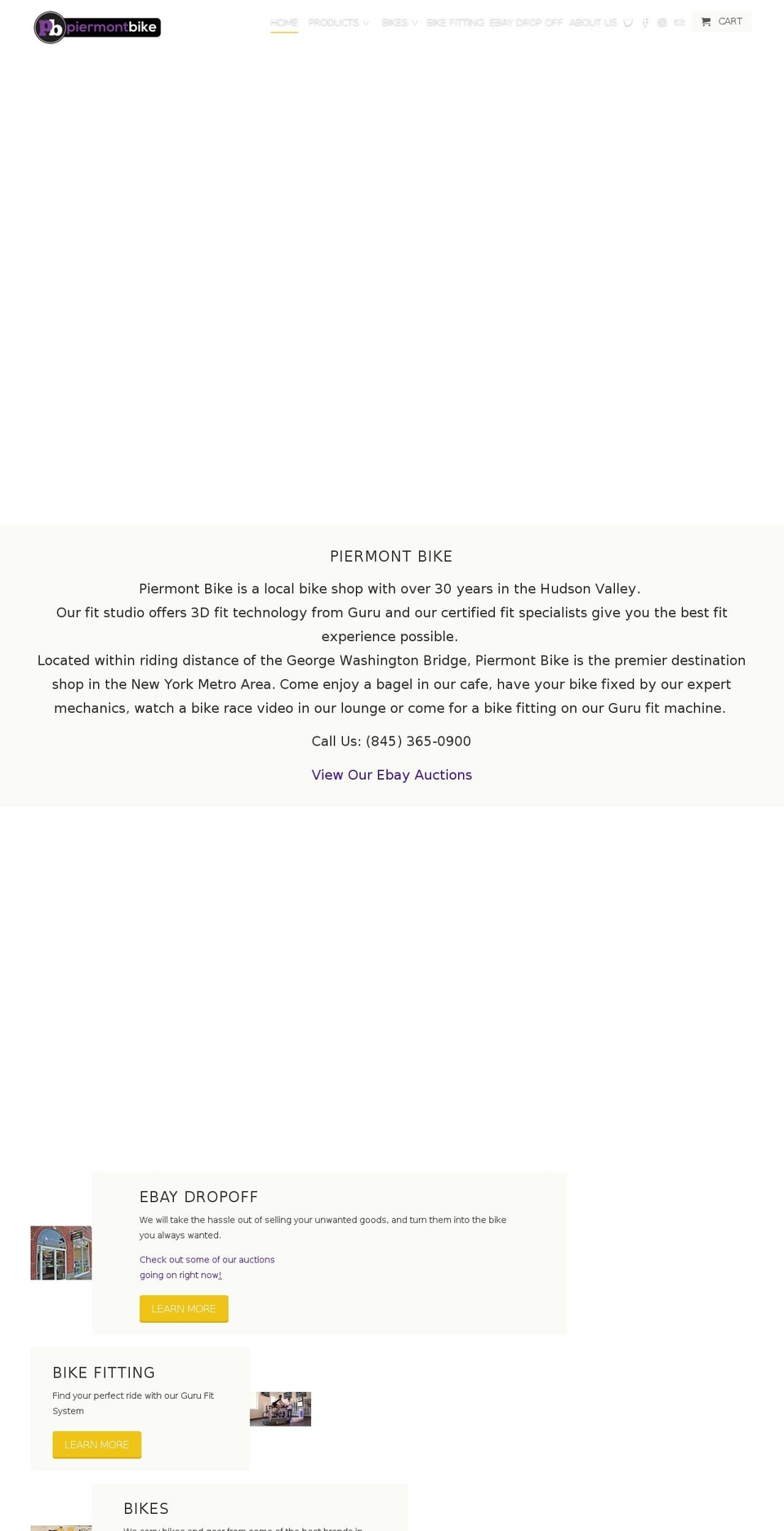 piermontbike.com shopify website screenshot