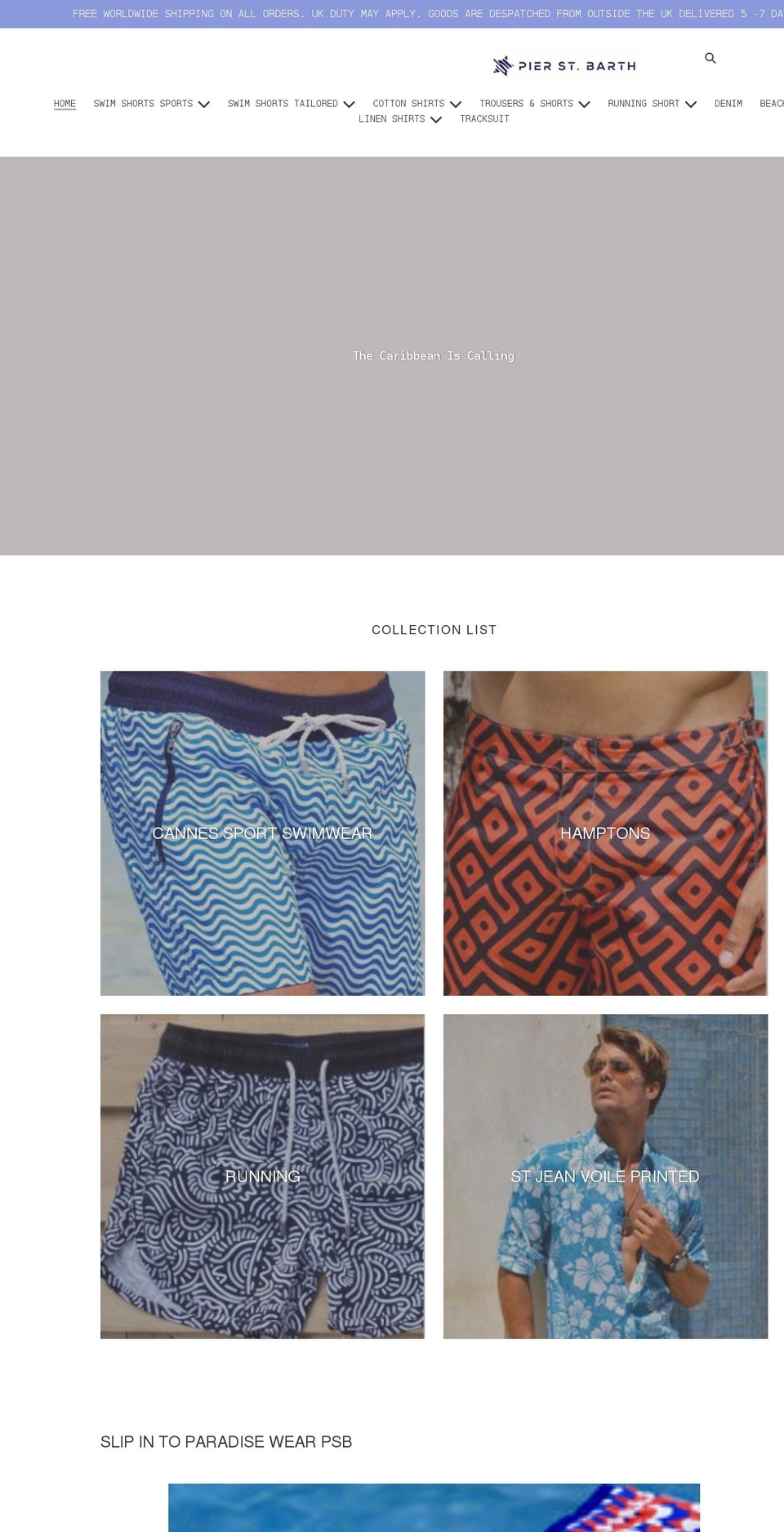 pierstbarth.co.uk shopify website screenshot