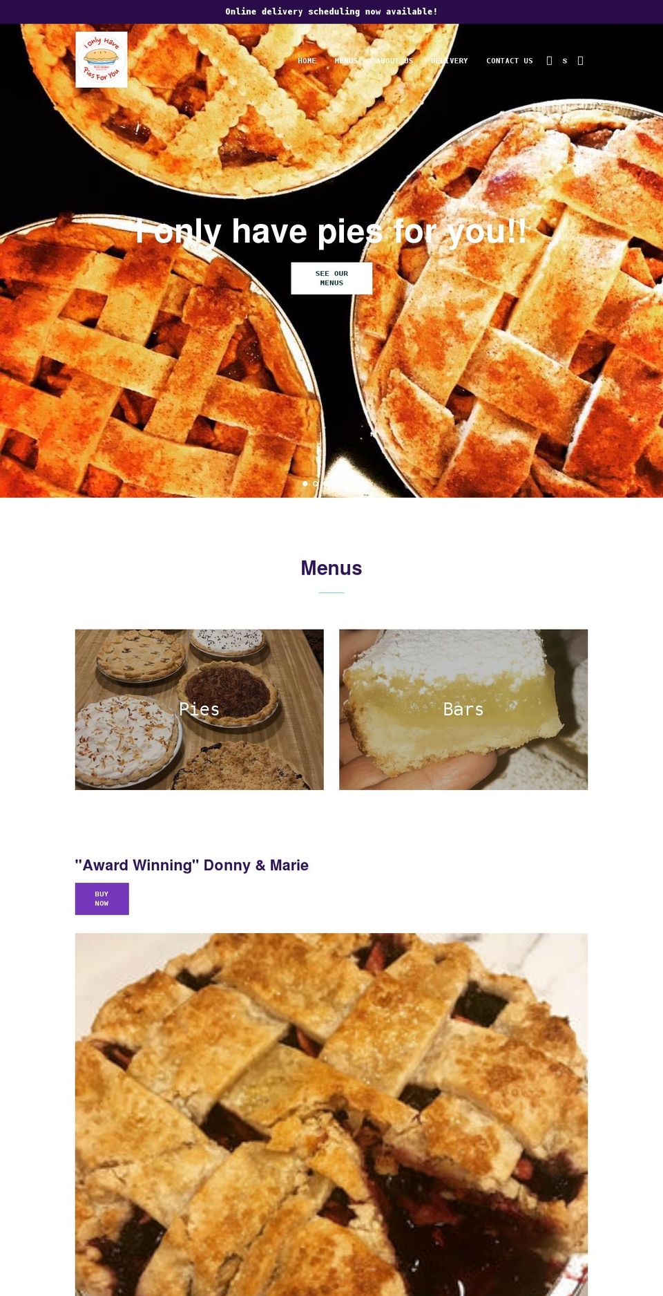 pies4u.com shopify website screenshot